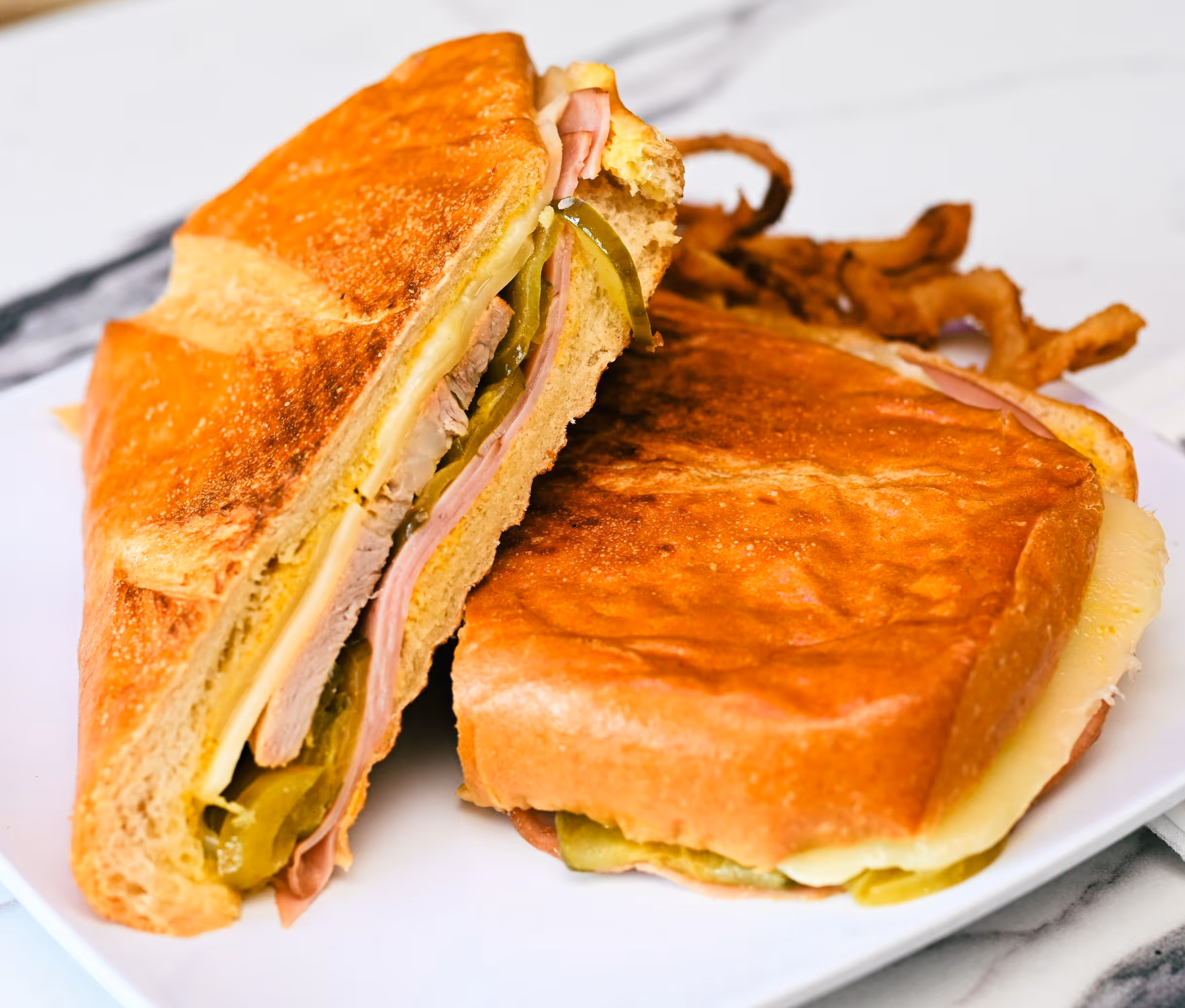 Cuban sandwich at Empanadas and More in Morrisville, NC.
