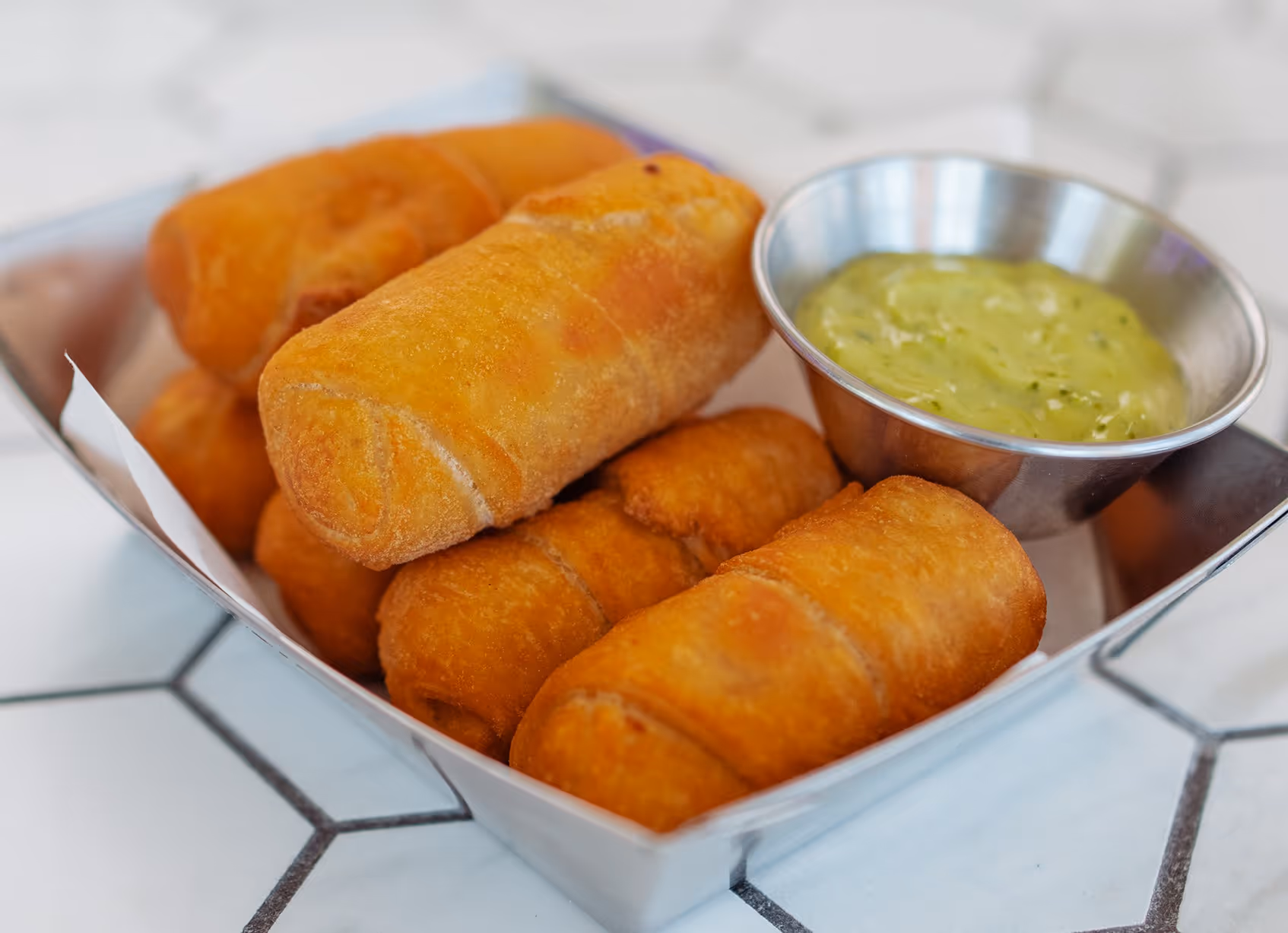 Tequenos at Empanadas and More in Morrisville, NC.