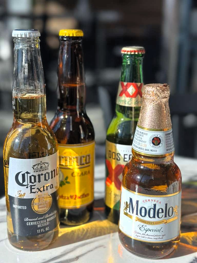 Beers at Empanadas and More in Morrisville, NC.