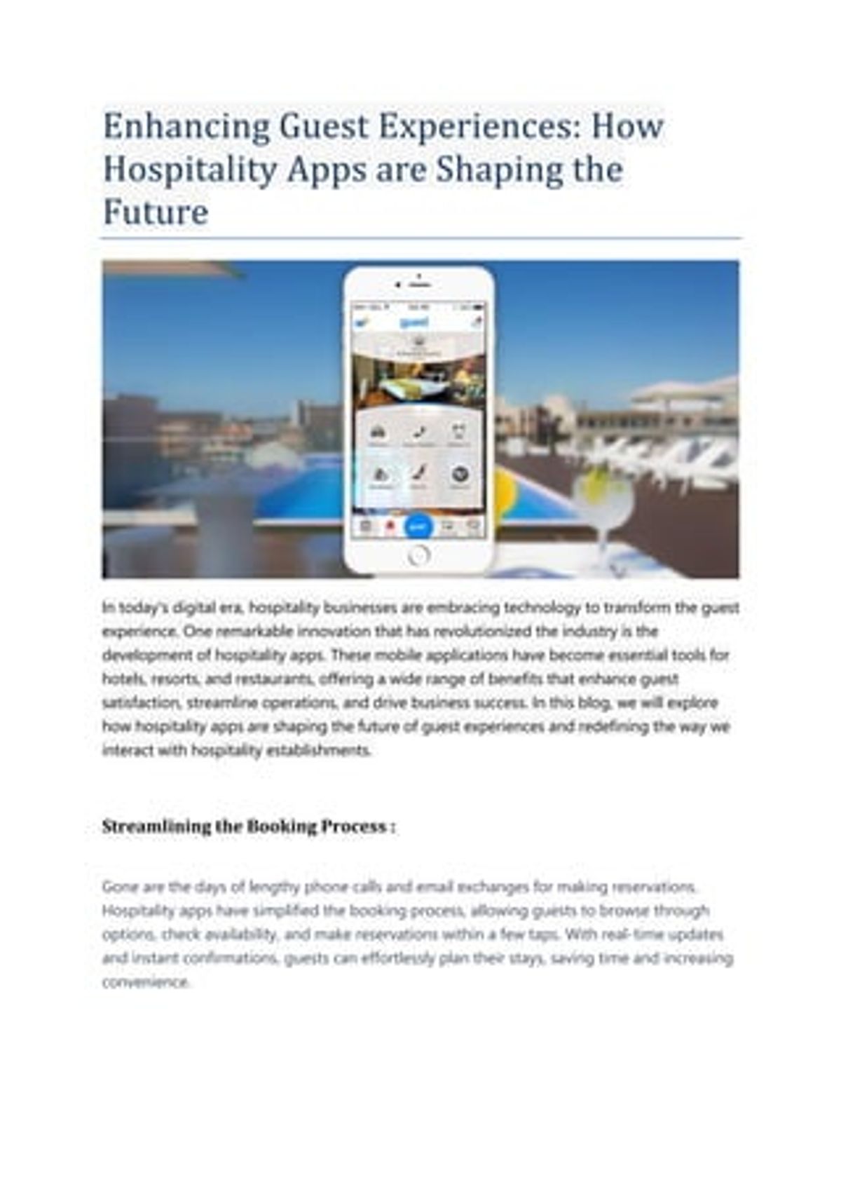 How AI Revolutionizes the Travel Experience: Enhancing Guest Satisfaction in Hospitality