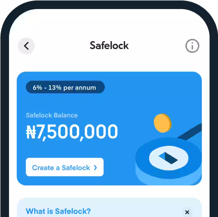 An image of a phone written "Safelock"
