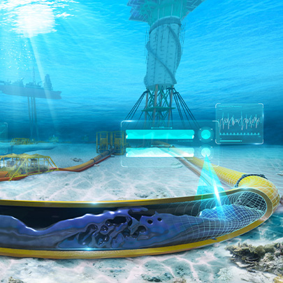 SLB Flow Assurance 3D rendering
