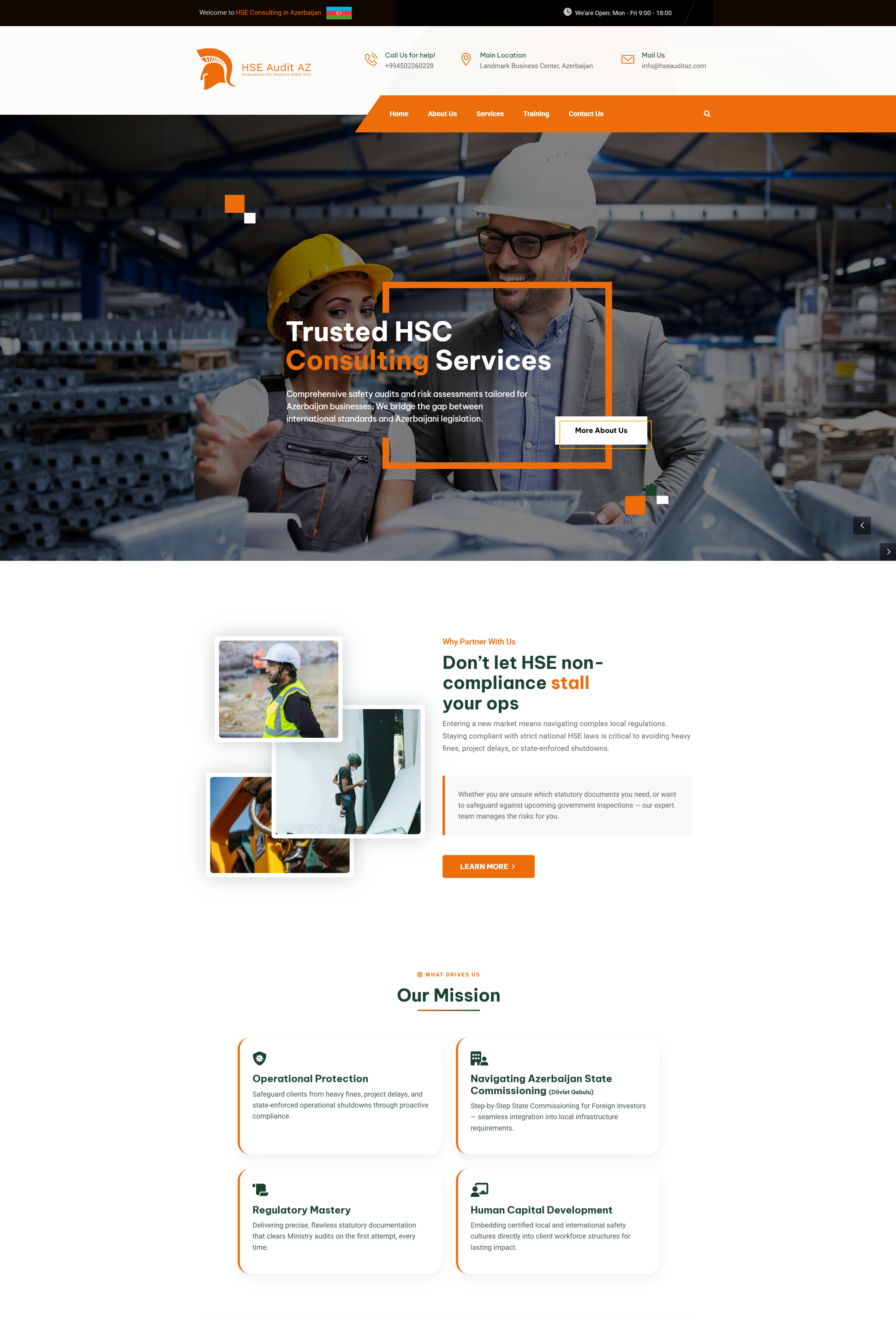 A mockup of a project