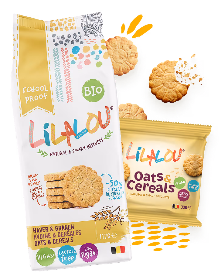 LilaLou Biscuits - Haver- & granenkoek