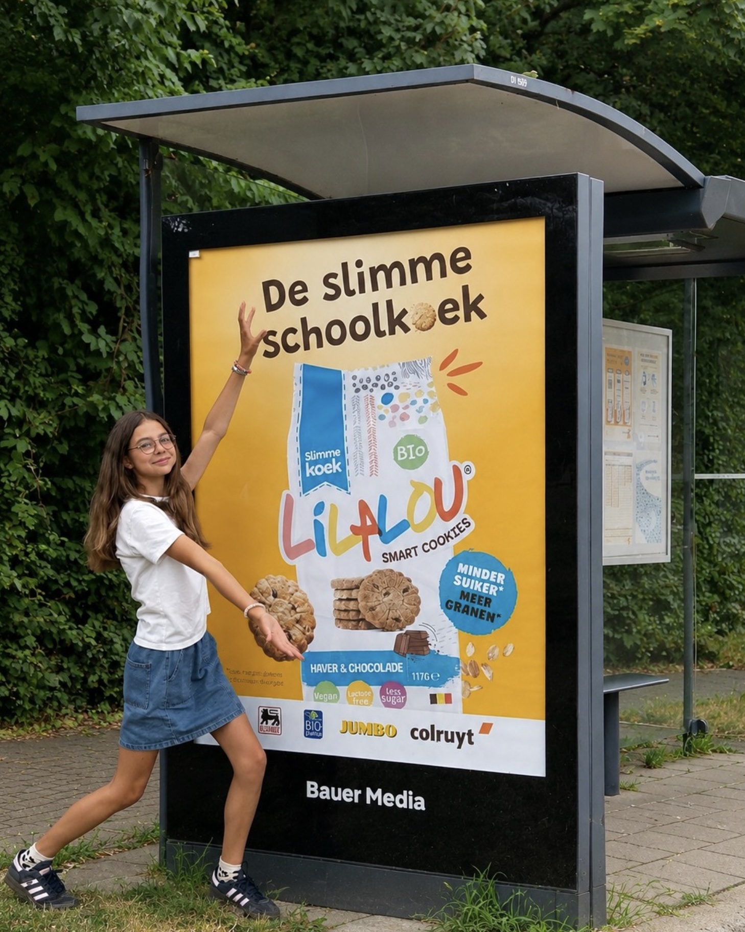 Lilalou Biscuits abribus