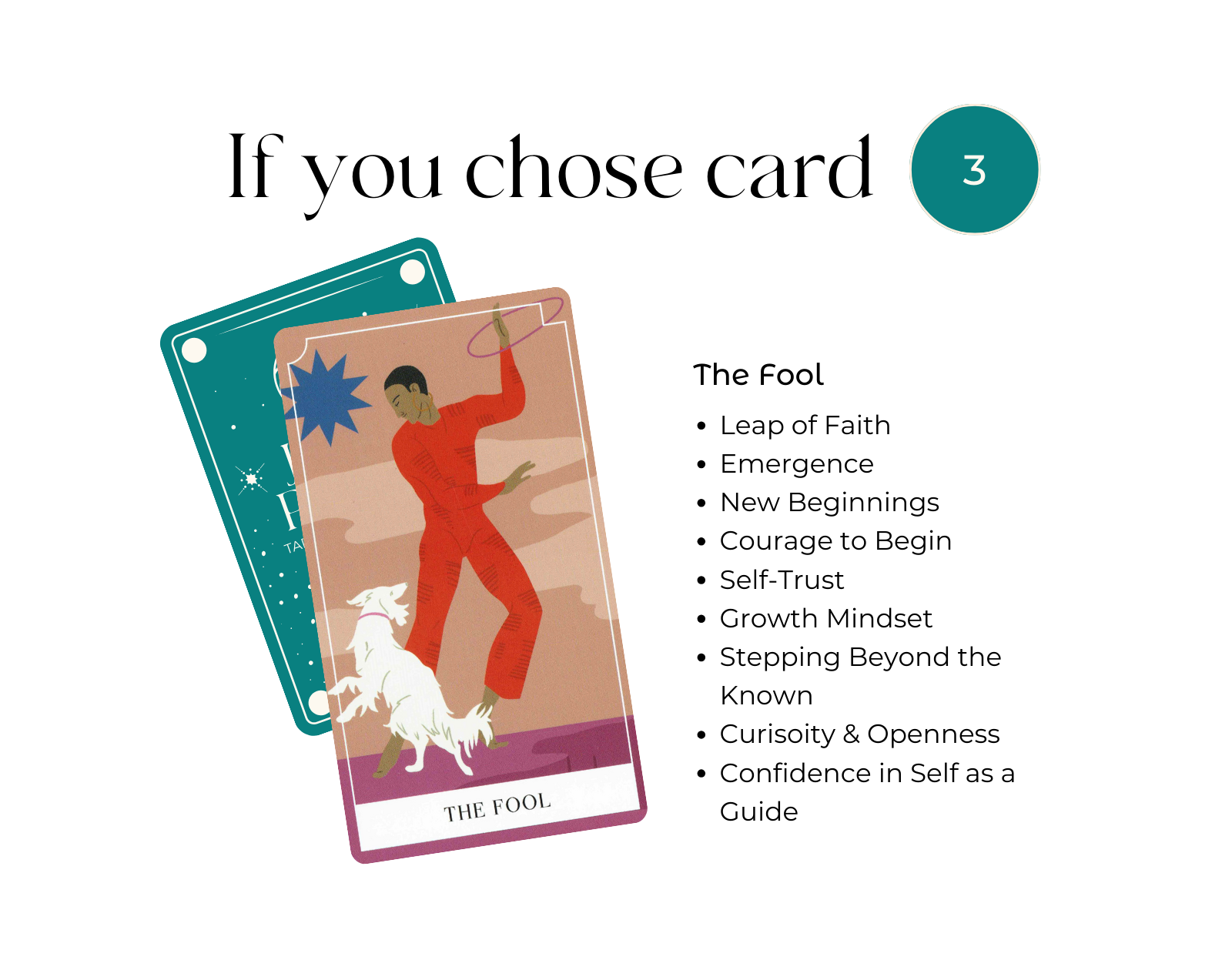Card Number Three: The Fool