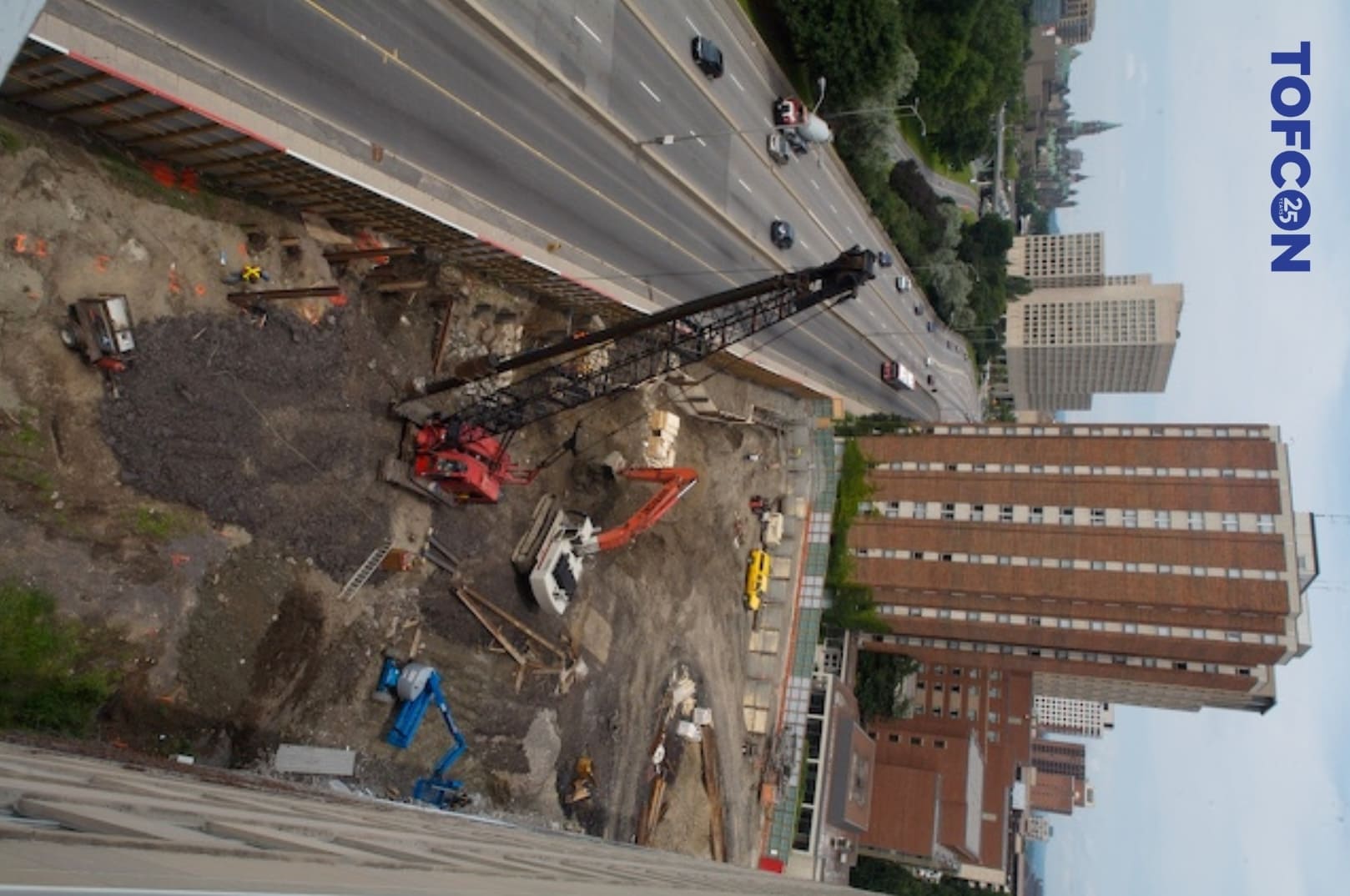 University of Ottawa, science building, shoring. 