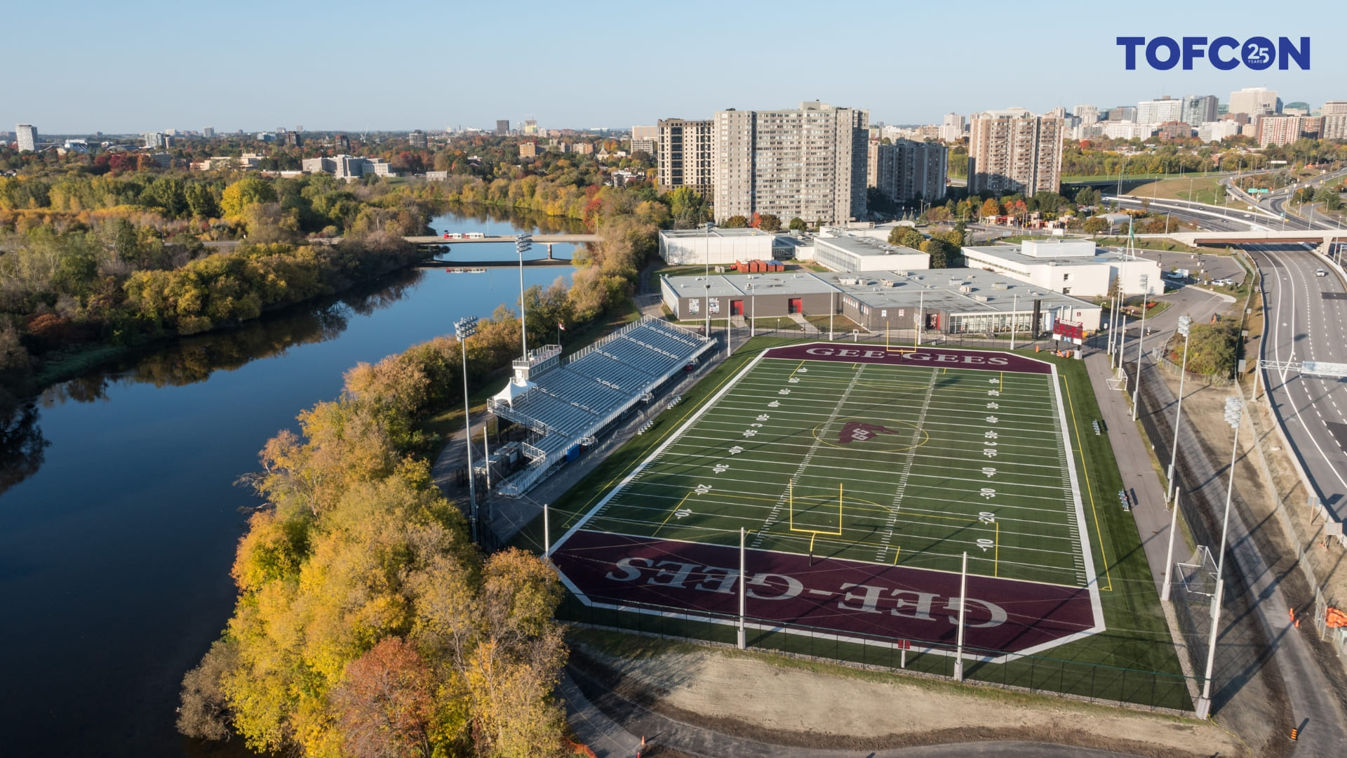 University of Ottawa, Gee Gees Football Stadium. 