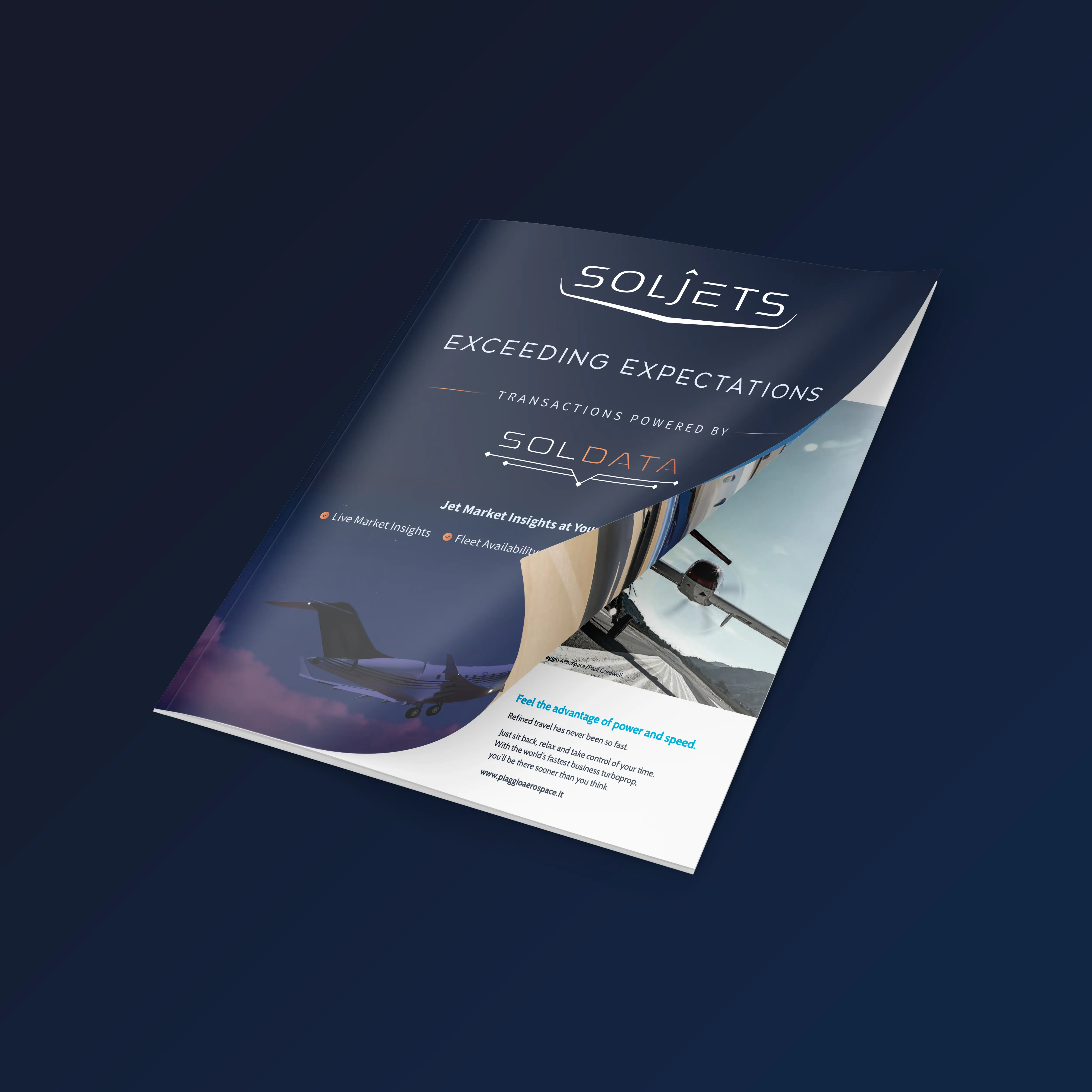 Front cover of Soljets' magazine ad