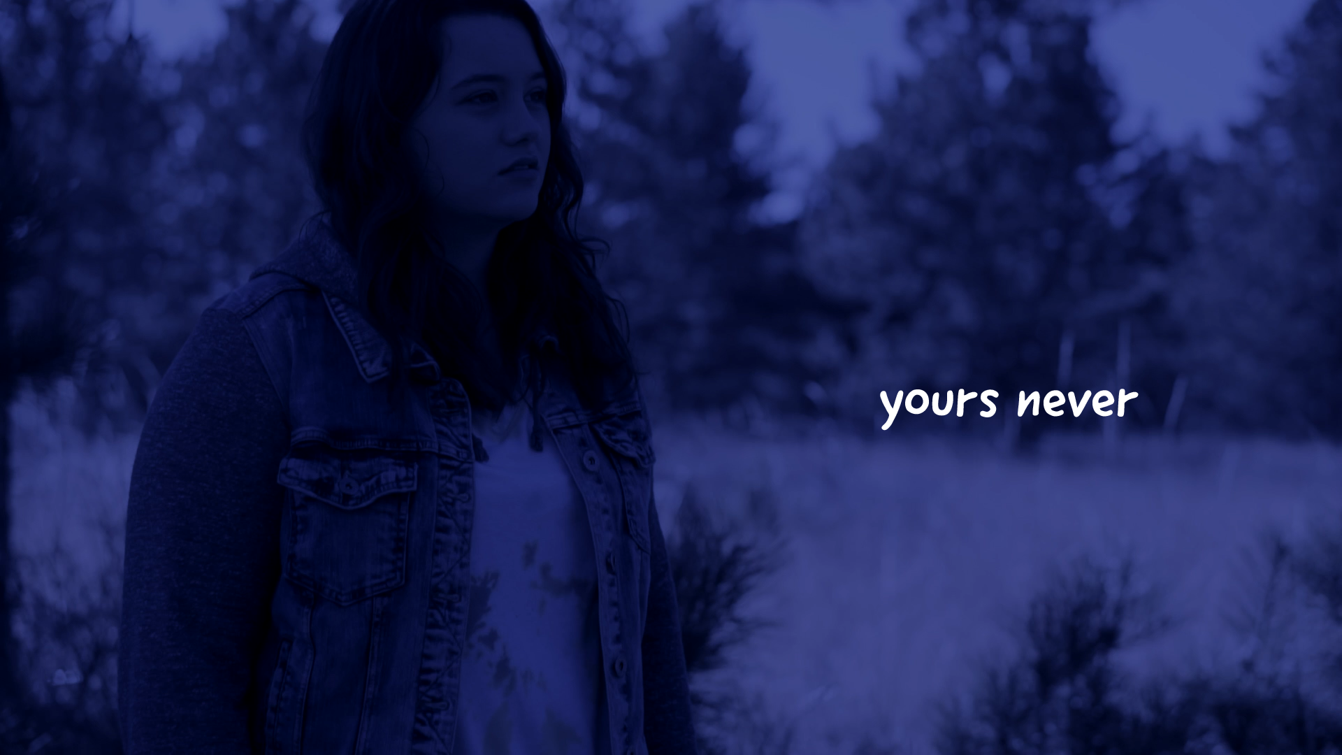 Young woman in field