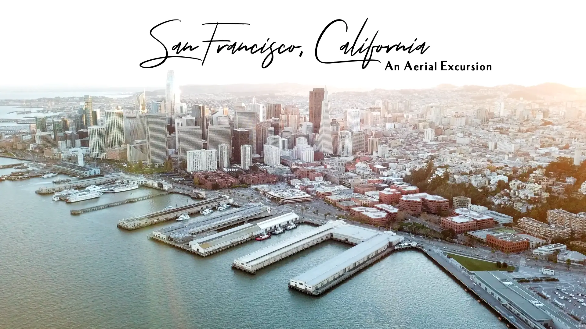 Aerial view of downtown San Francisco