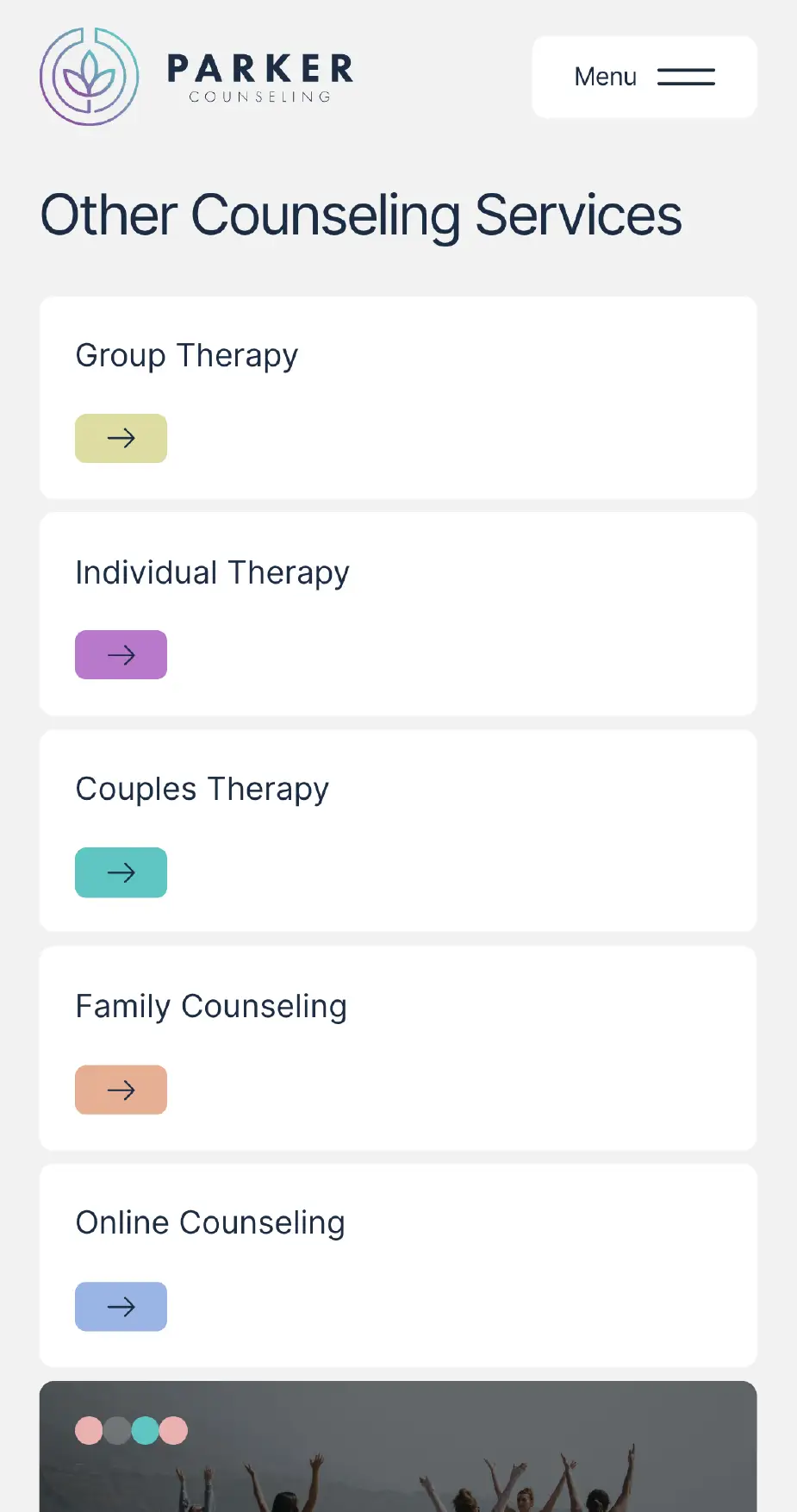 Parker Counseling's service listing