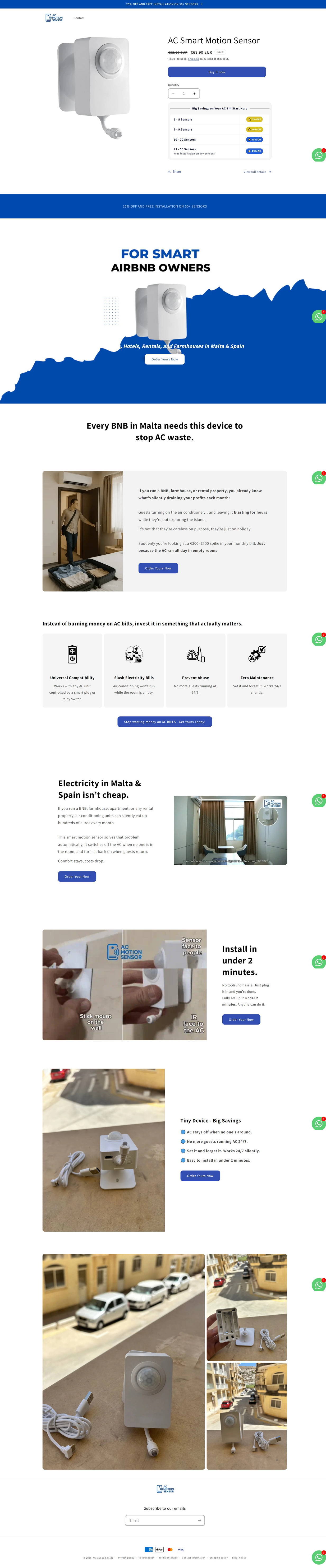 AC Motion Sensor