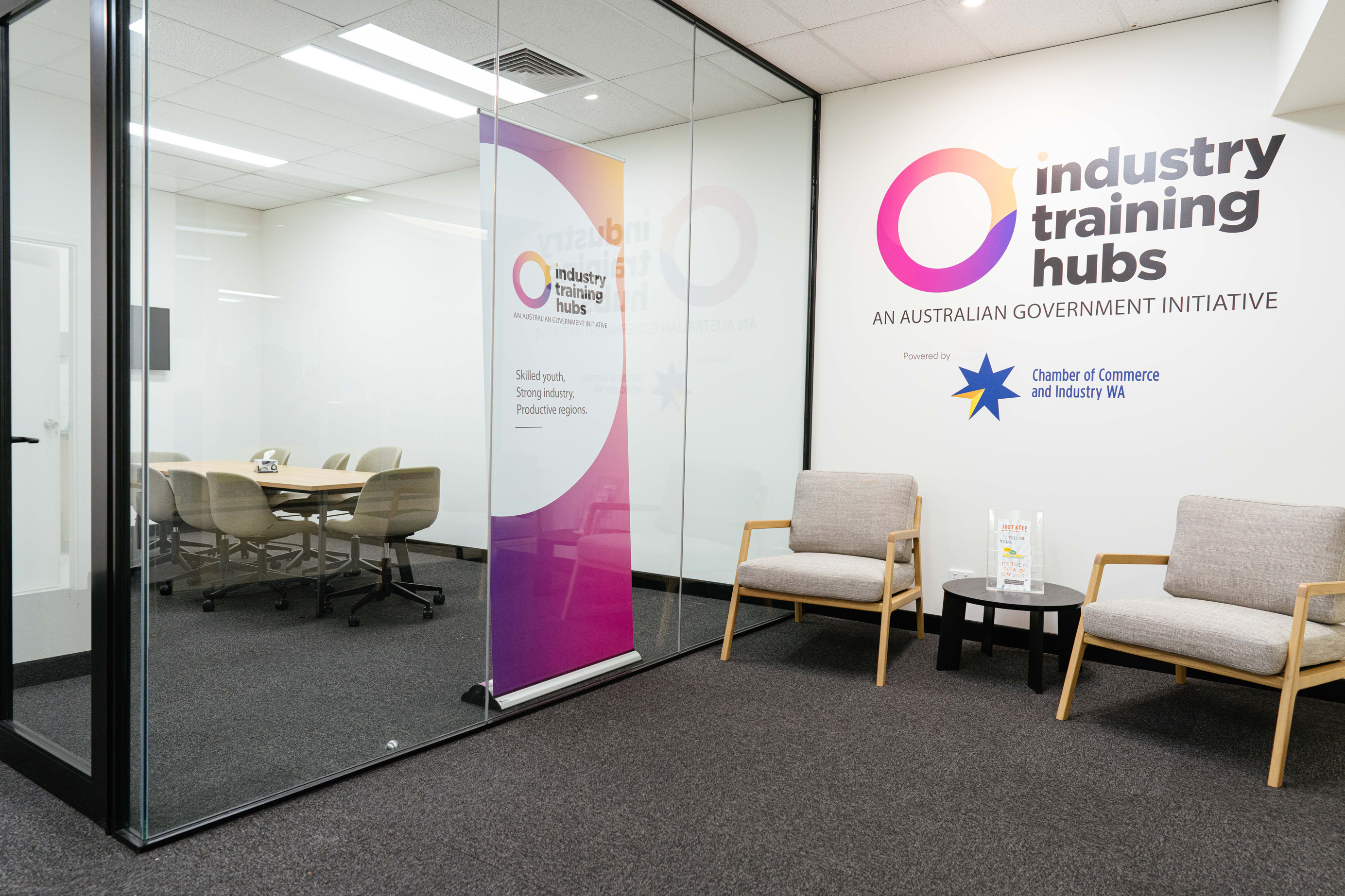 Commercial fit-out for CCIWA in Armadale Central