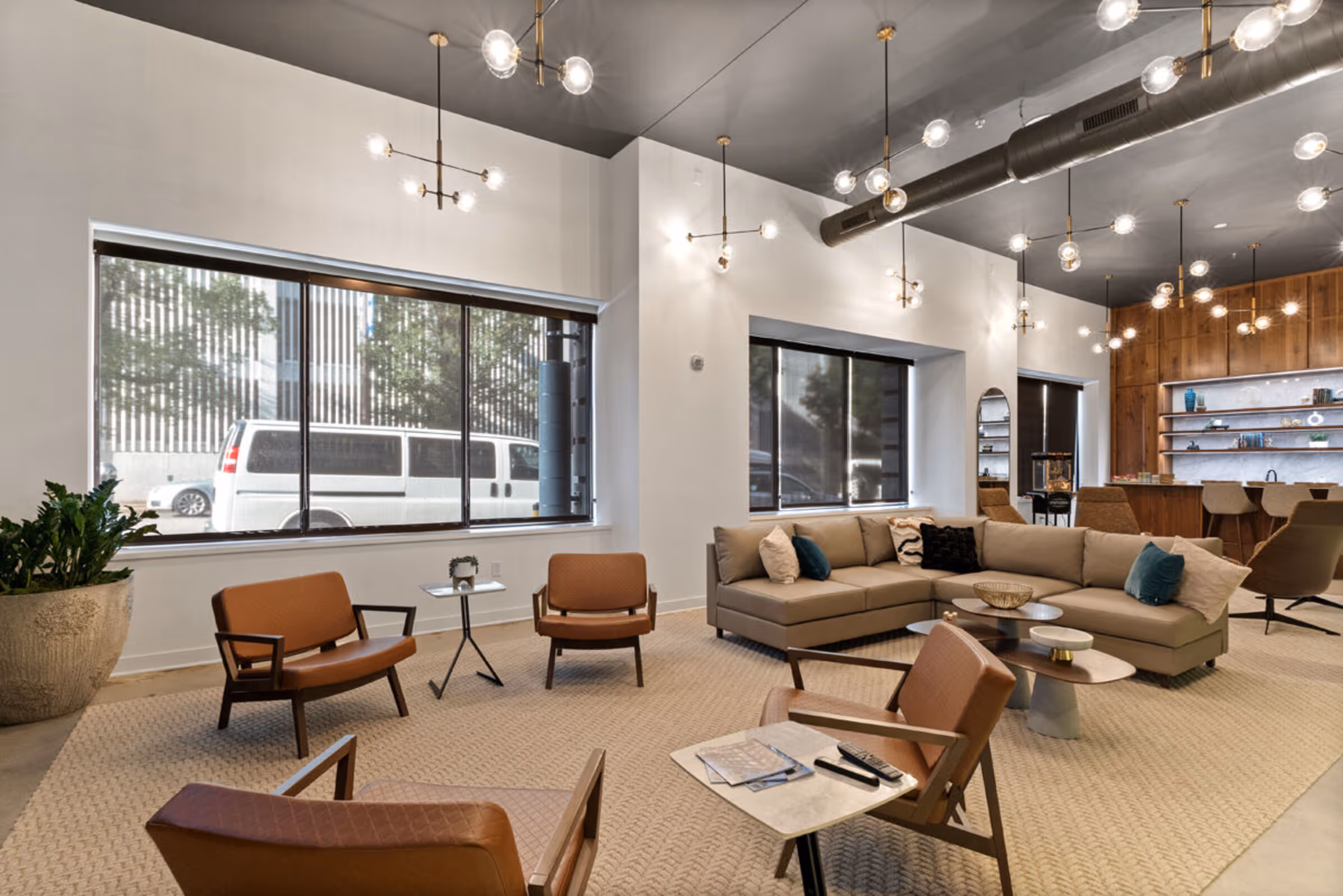 interior clubhouse area