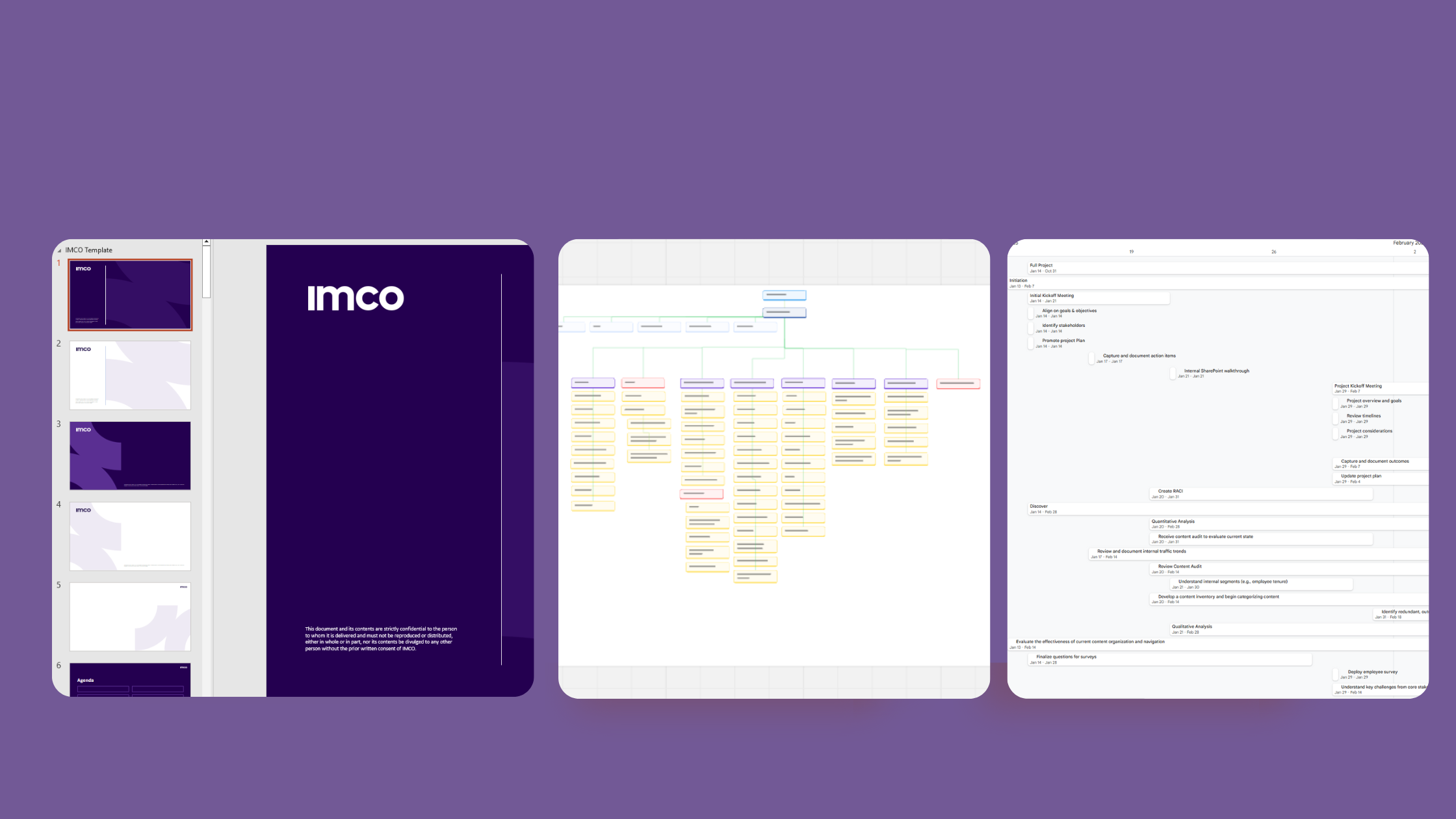 a marketing leader at her desk reviewing reports.