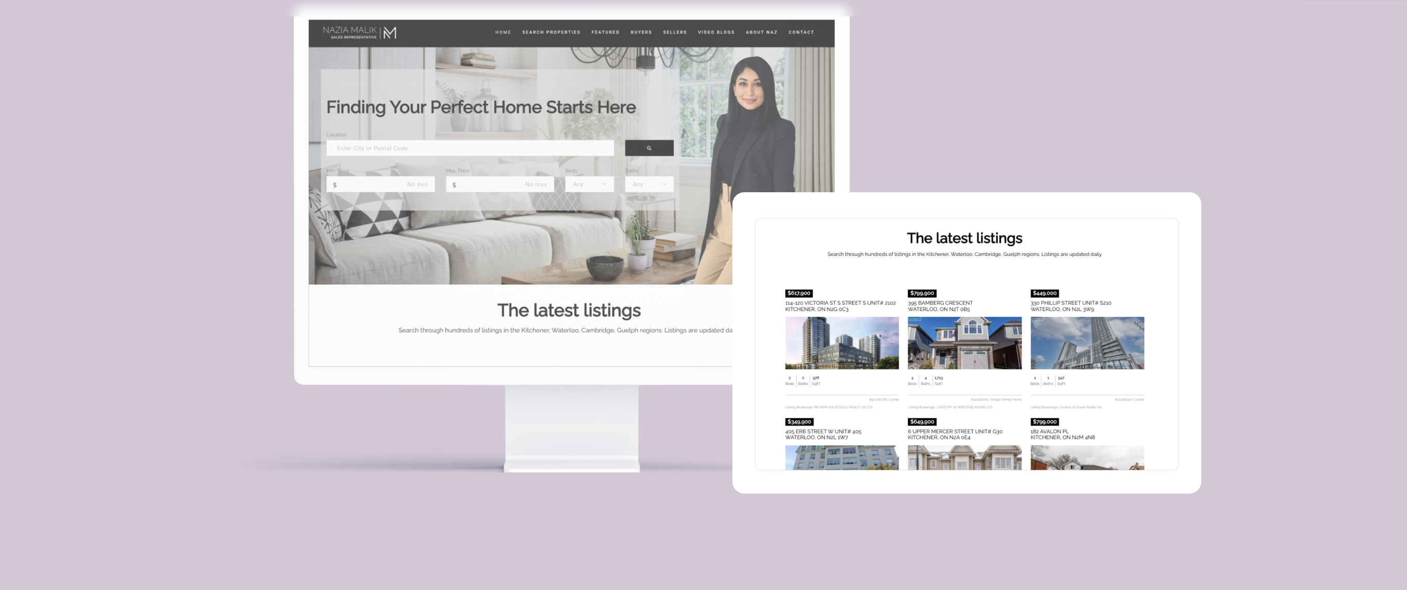 a marketing leader at her desk reviewing reports.