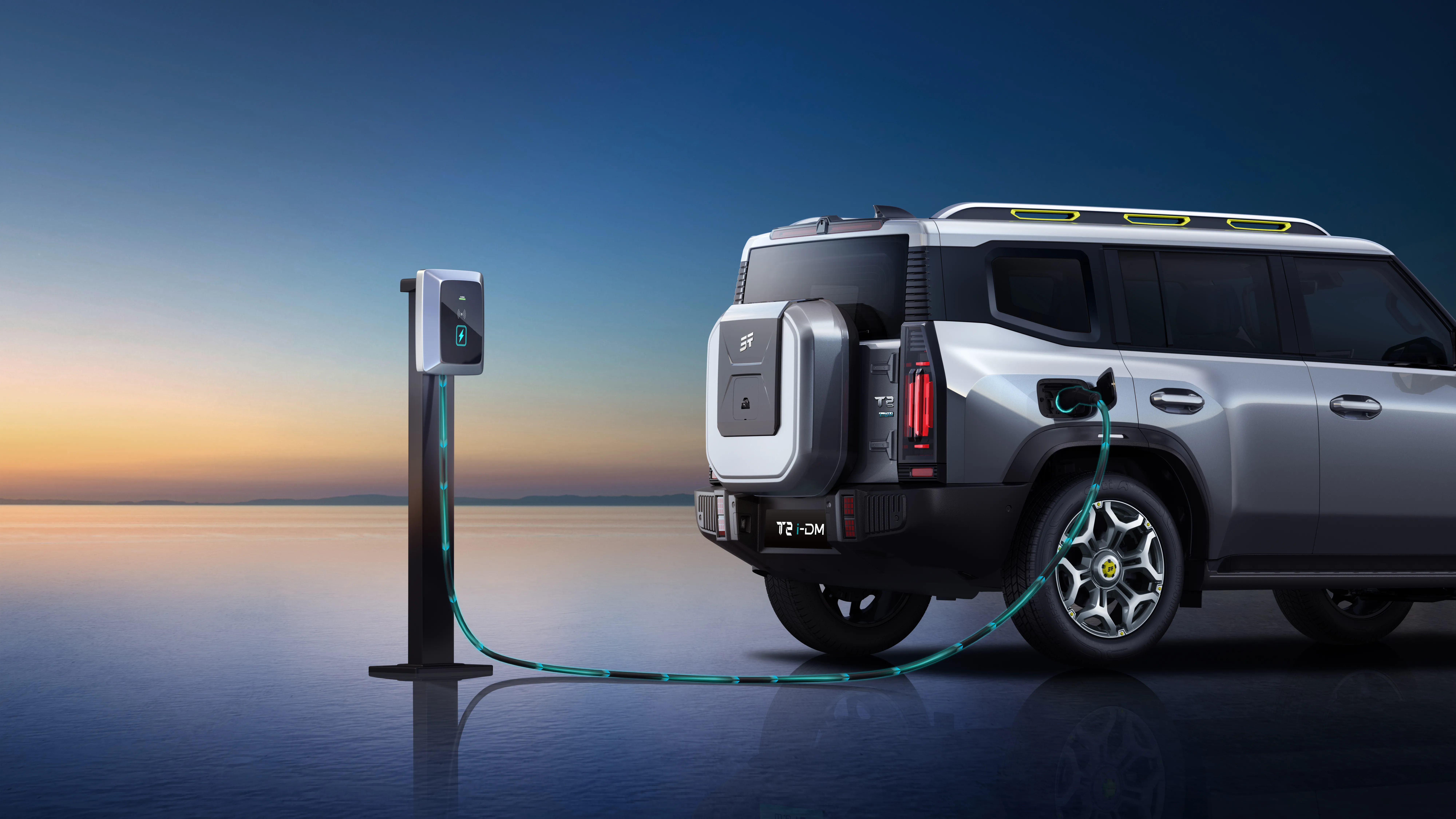 Jetour T2 i-DM hybrid charging