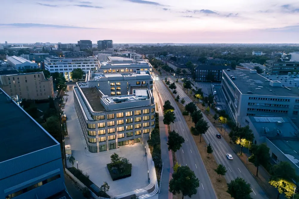 Luftaufnahme Heinrich Campus Deloitte Düsseldorf