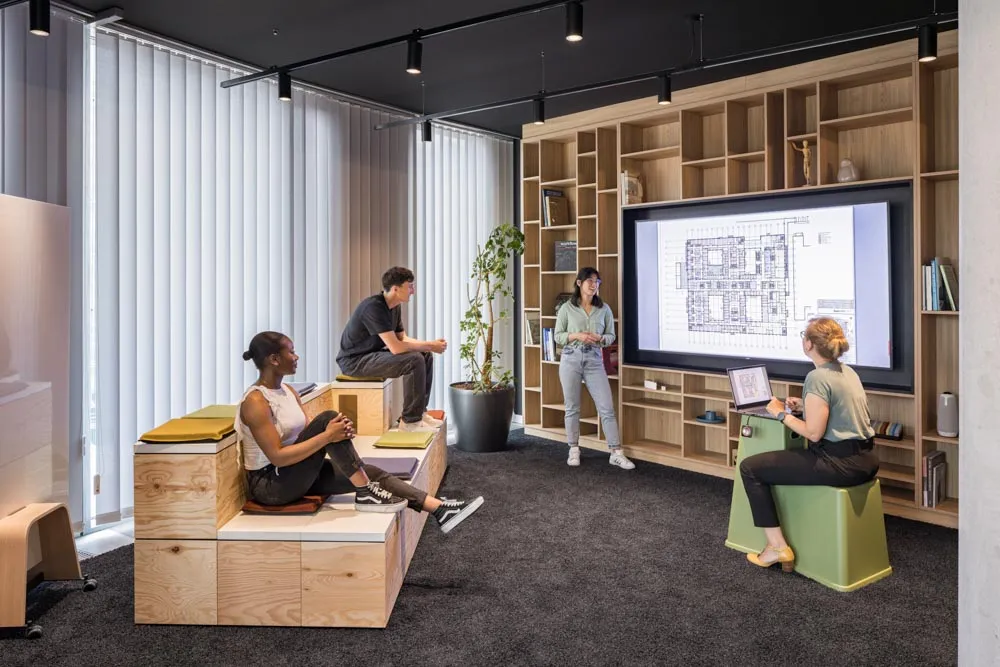 Büroreportage Sweco Frankfurt moderne Arbeitswelten