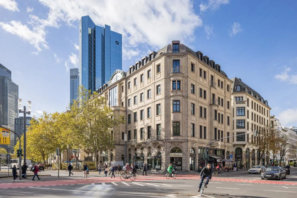 Sanierung historischer Gebäude Taunusanlage Frankfurt am Main