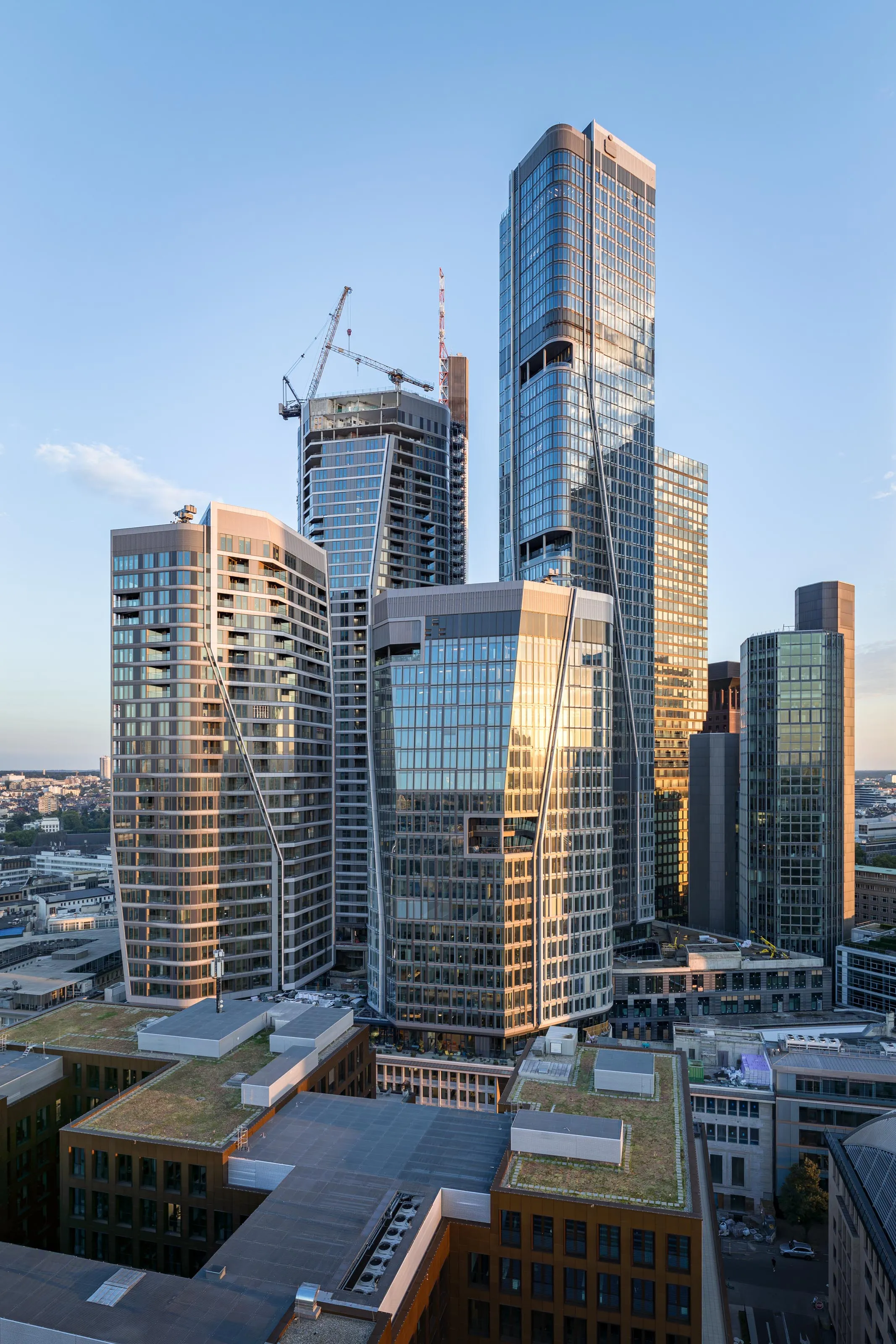 4 FOUR Frankfurt photo Architekturfotografie Drohnenaufnahme gesamt