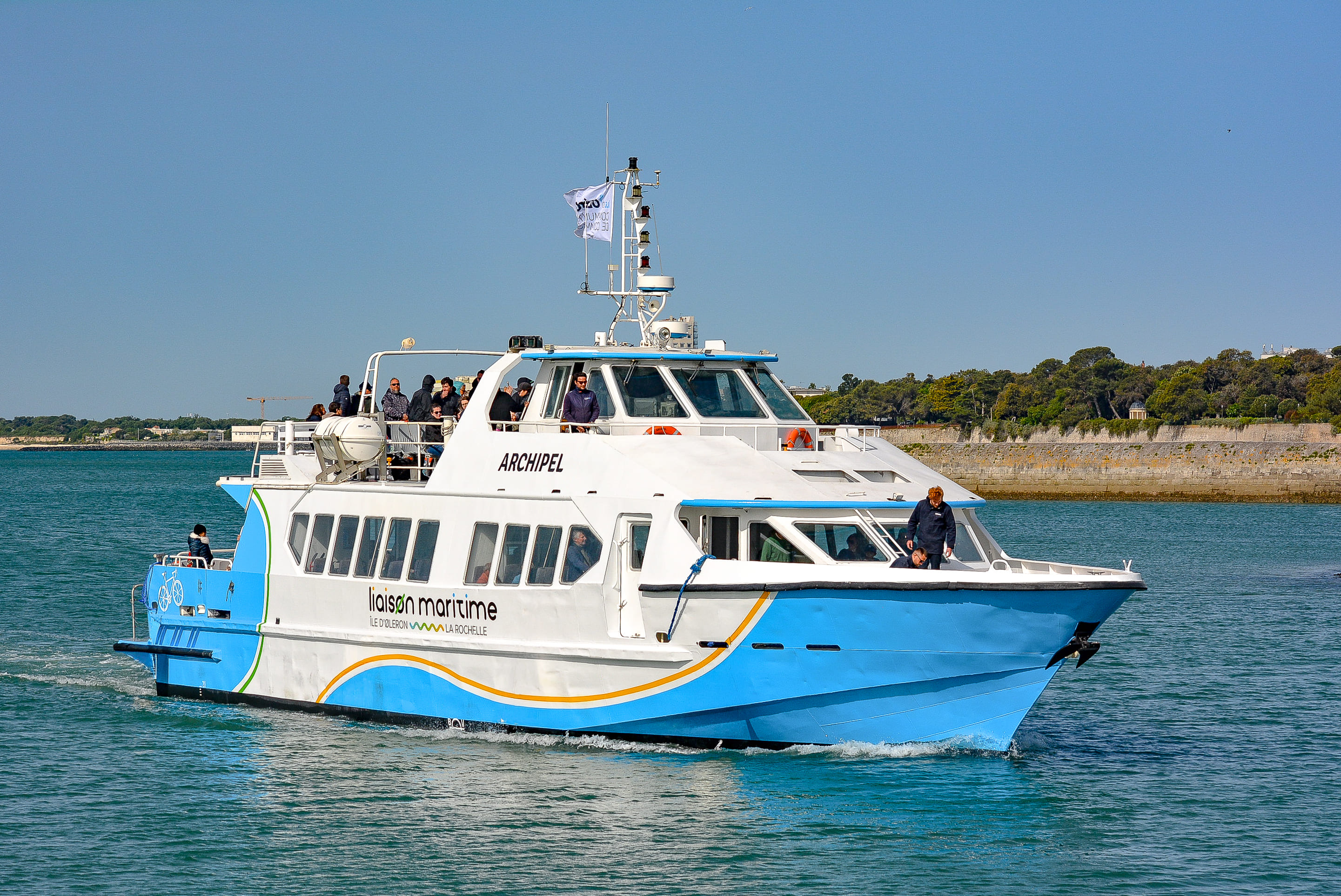 Archipel, navire assurant la liaison entre La Rochelle <> Boyardville