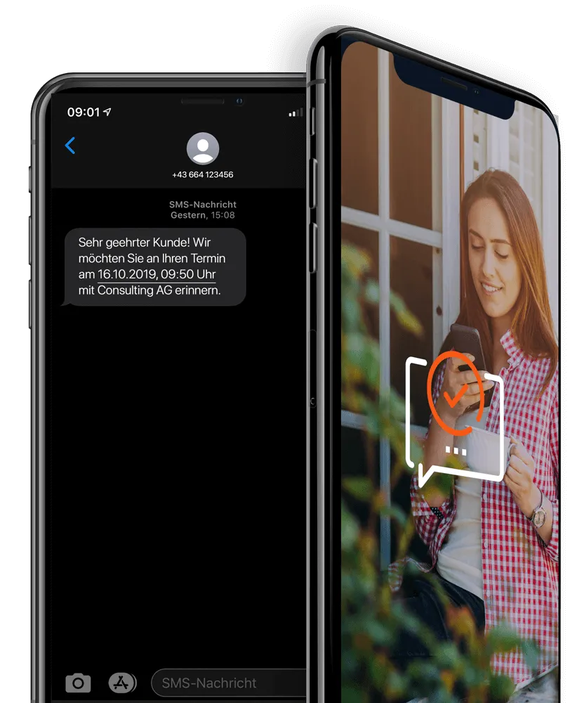 Terminerinnerung per SMS von eTermin