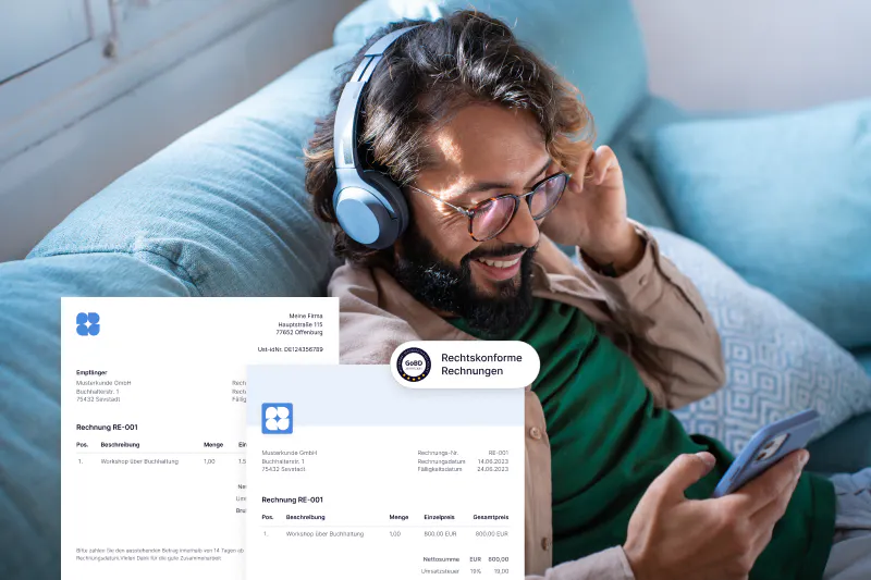 Rechnungen schreiben - so individuell wie deine Playlist