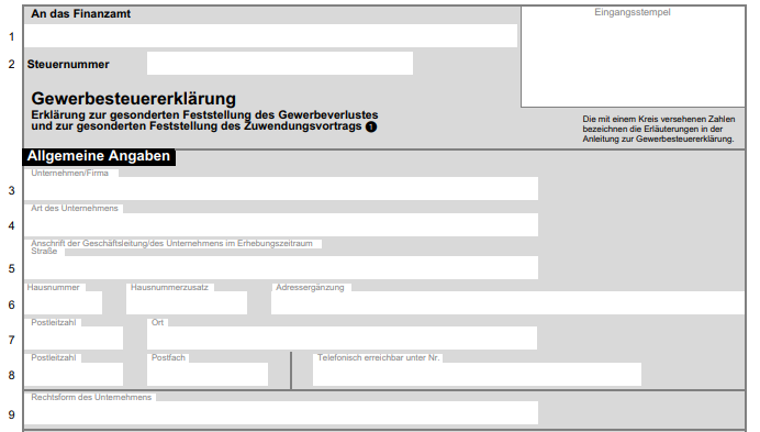 gewerbesteuererklaerung