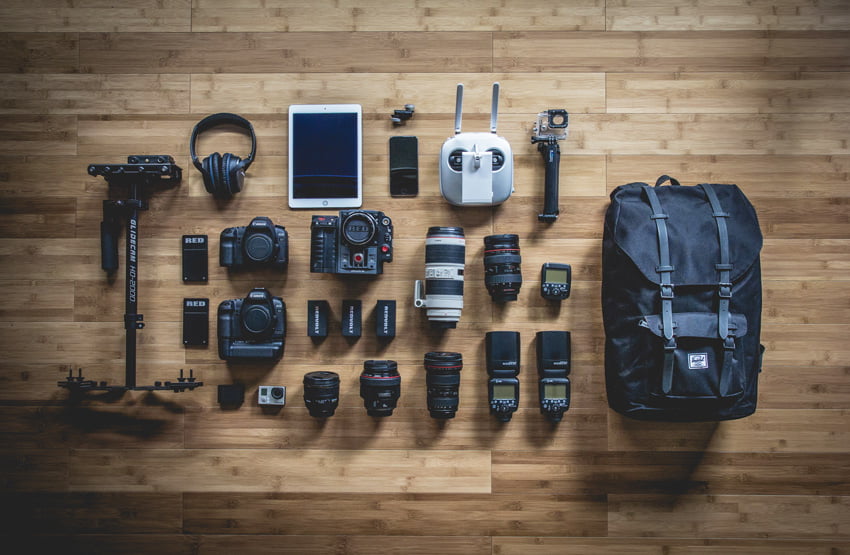 Fotografen Ausruestung
