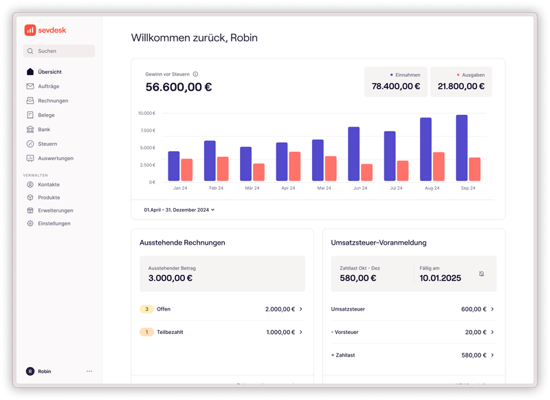 Sevdesk Demo Software Funktionen Kostenlos