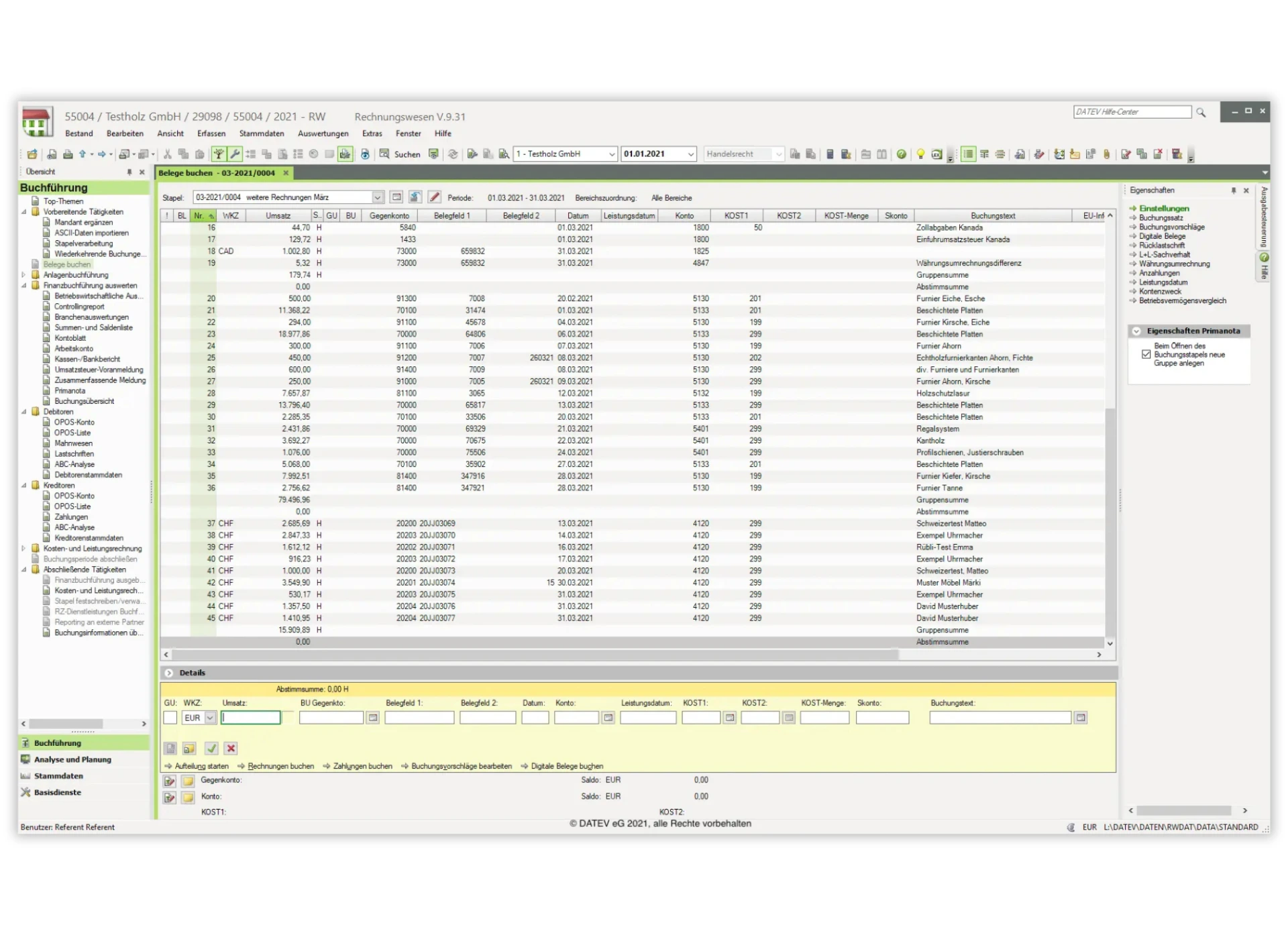 DATEV Dashboard im Vergleich zur Alternative sevdesk