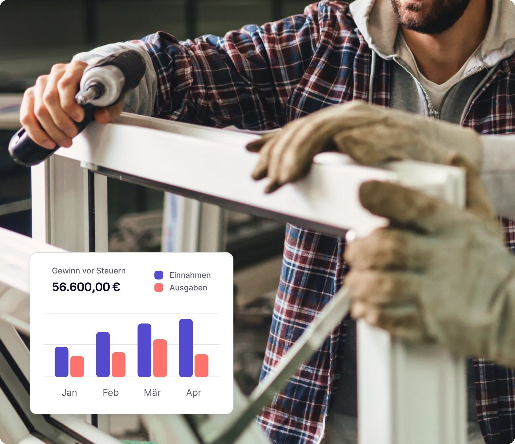 Buchhaltungssoftware für Fensterbauer