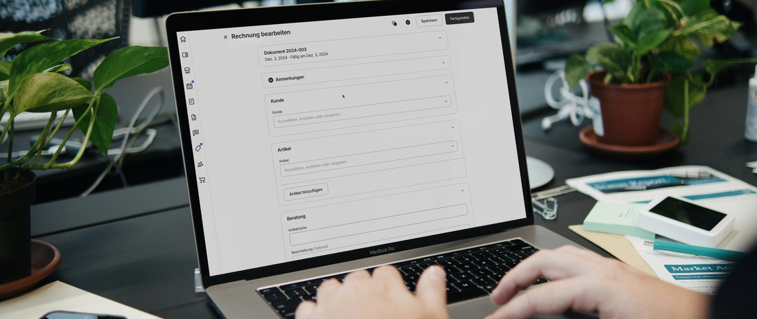 Rechnung ohne Unterschrift