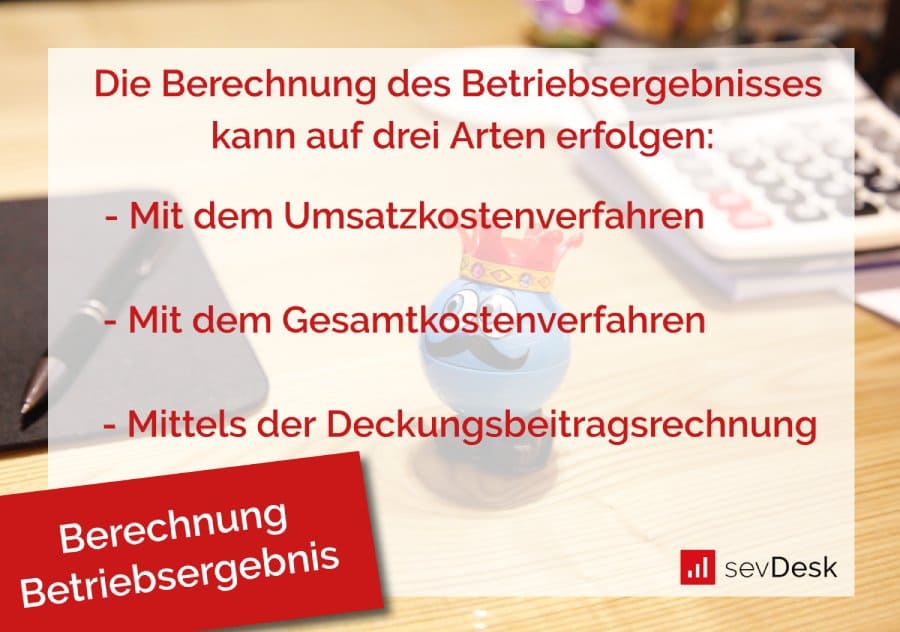 Betriebsergebnis berechnen