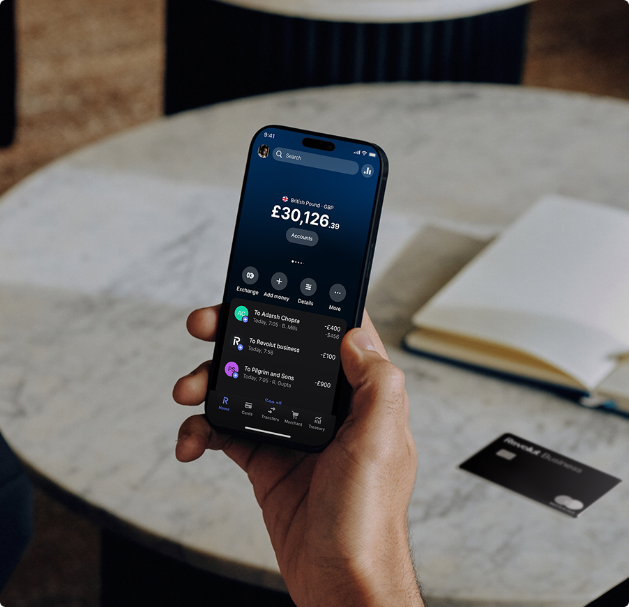 Funktionen von Revolut