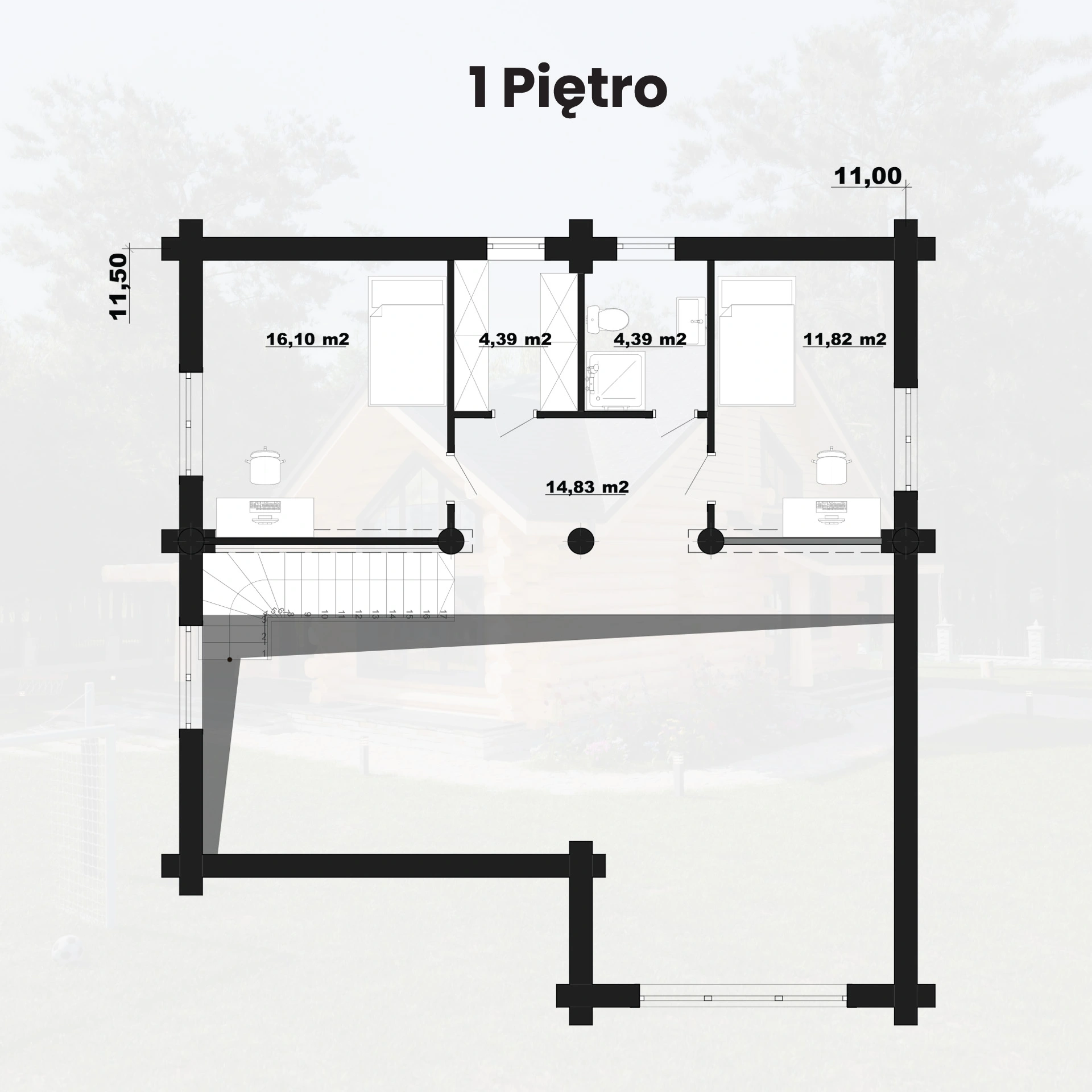 Całoroczny dom z bali świerkowych, energooszczędny i przyjazny środowisku