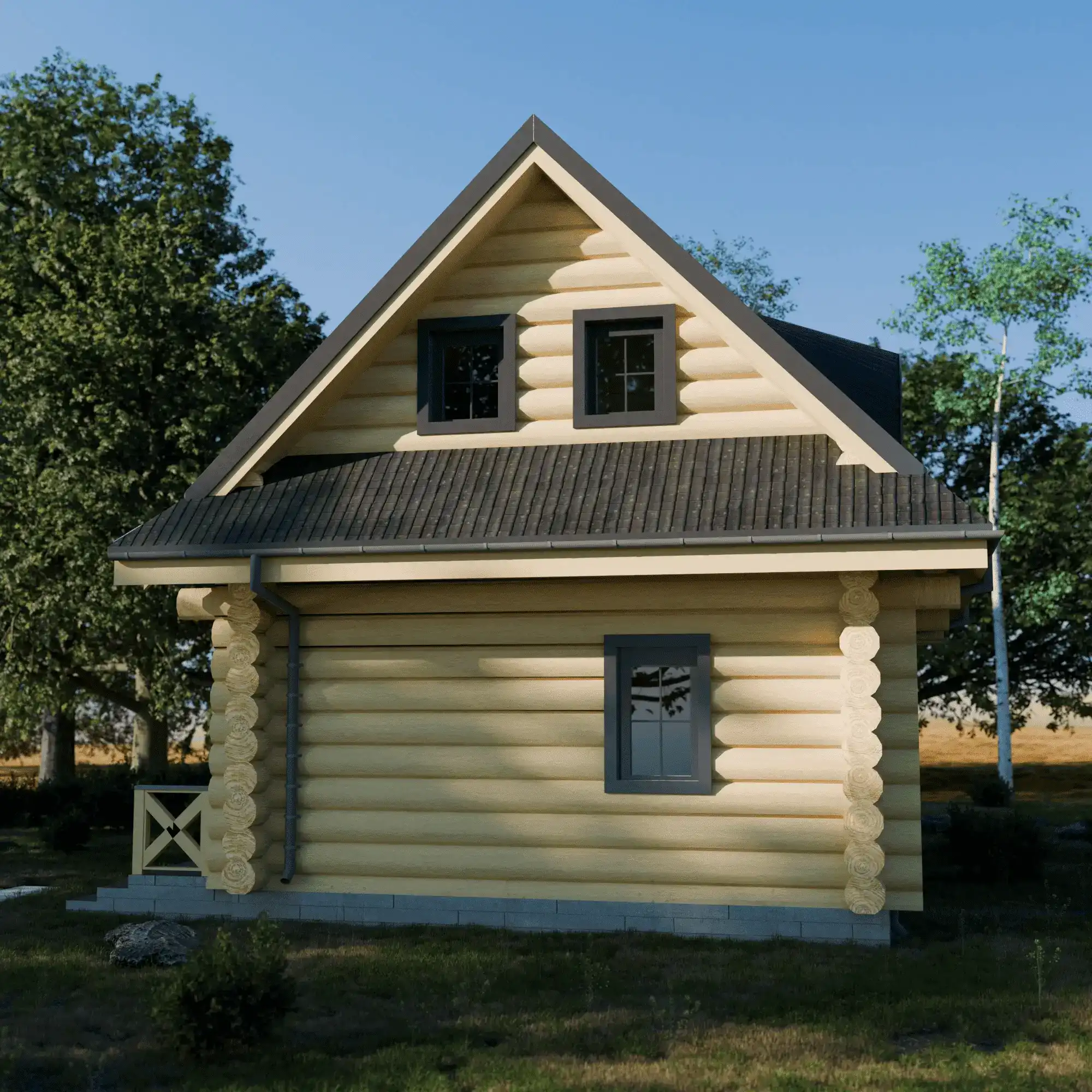 najlepszy projekt dom z bali