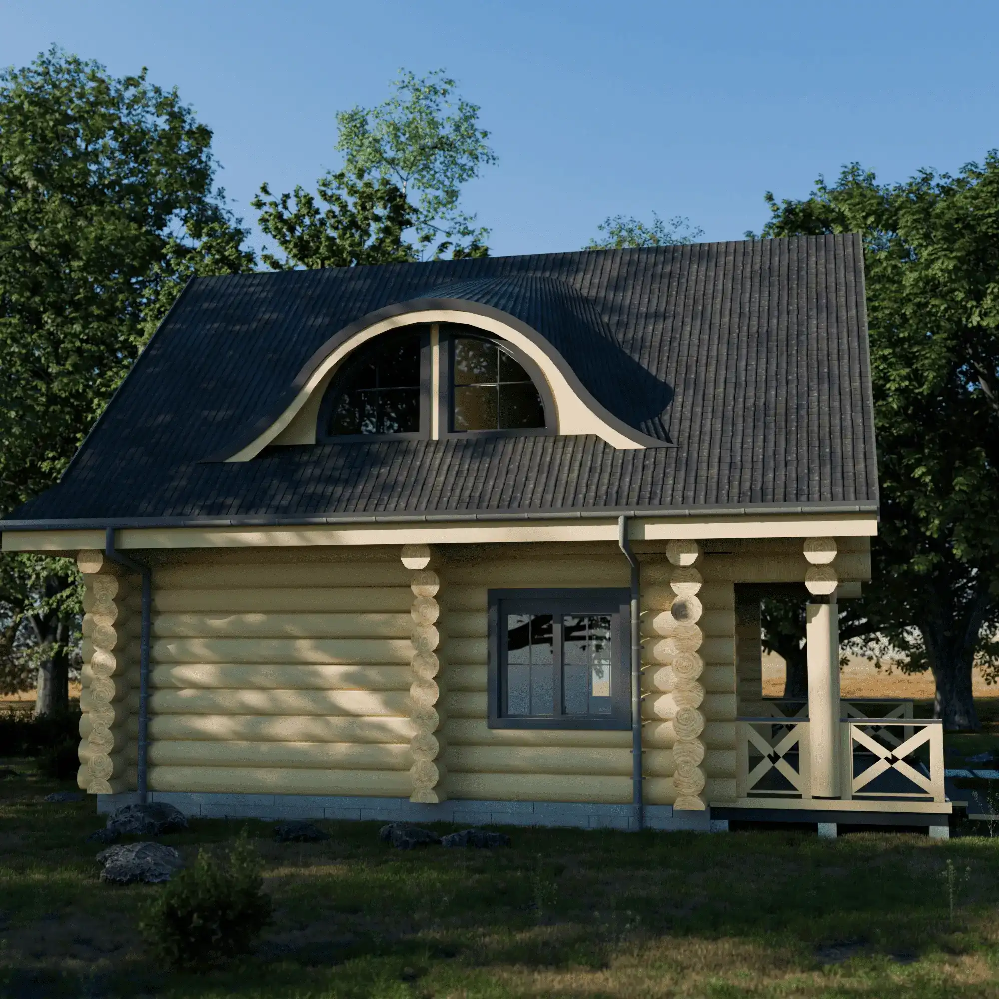 kupić projekt dom z bali