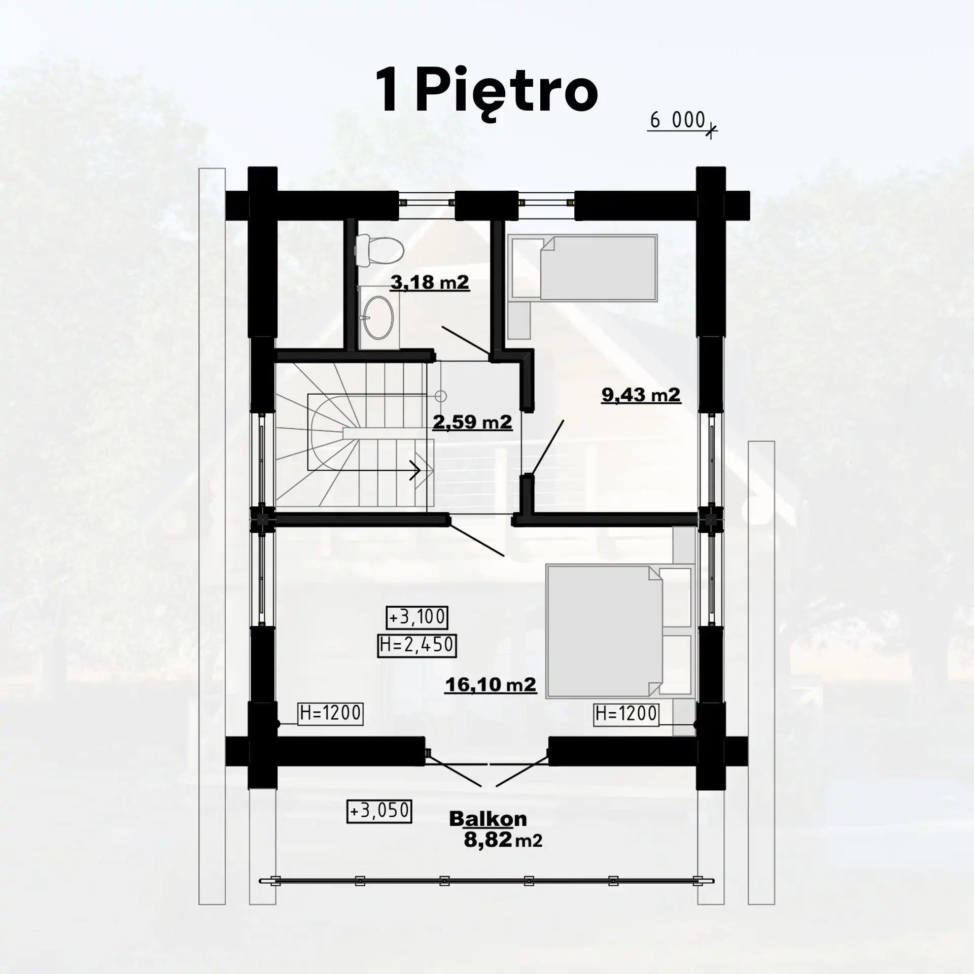 kupić projekt dom z bali na zgłoszenie