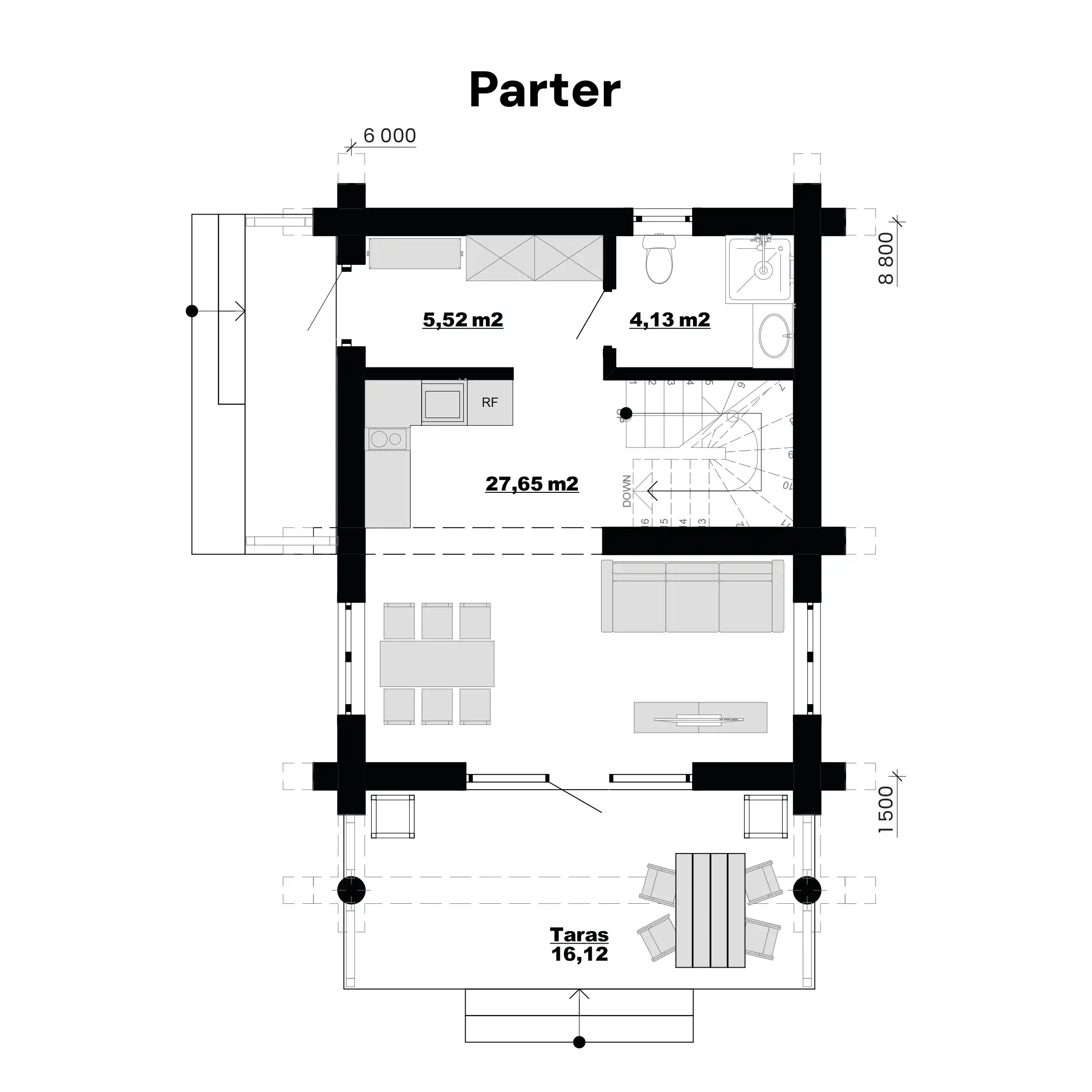 projekt domu z bali od podstaw