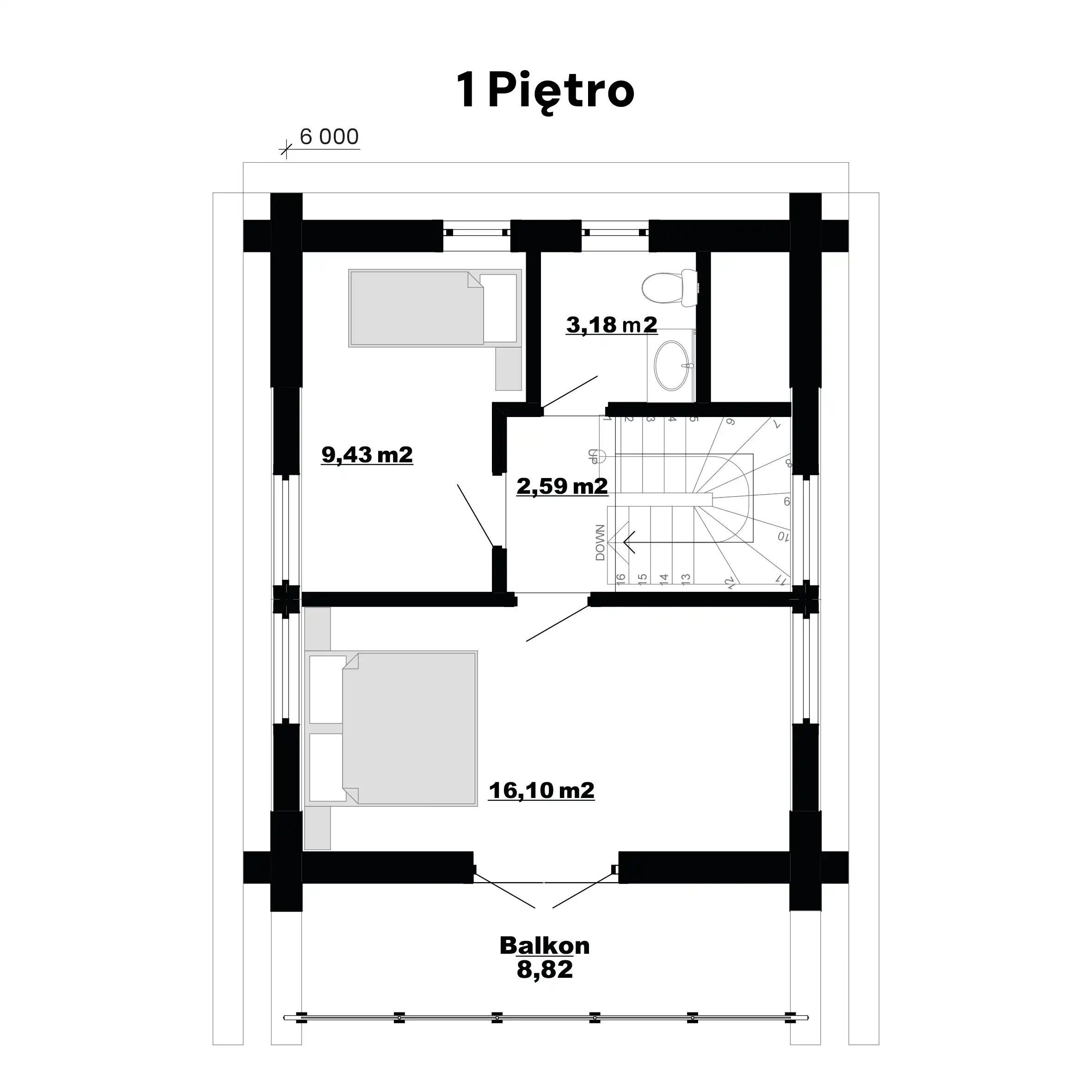 projekt dom drewniany