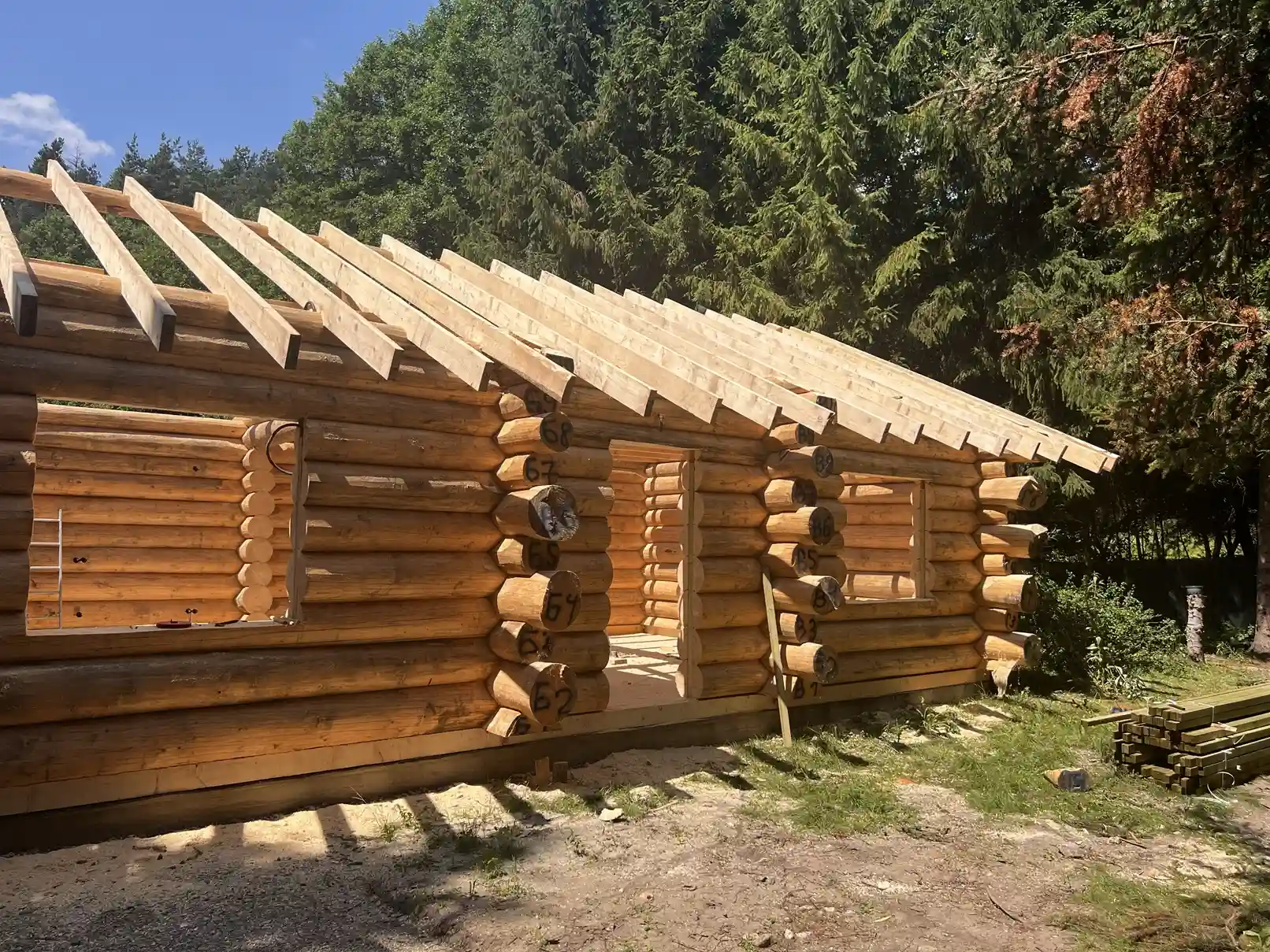 Projekt Katarzyna dom z bali
