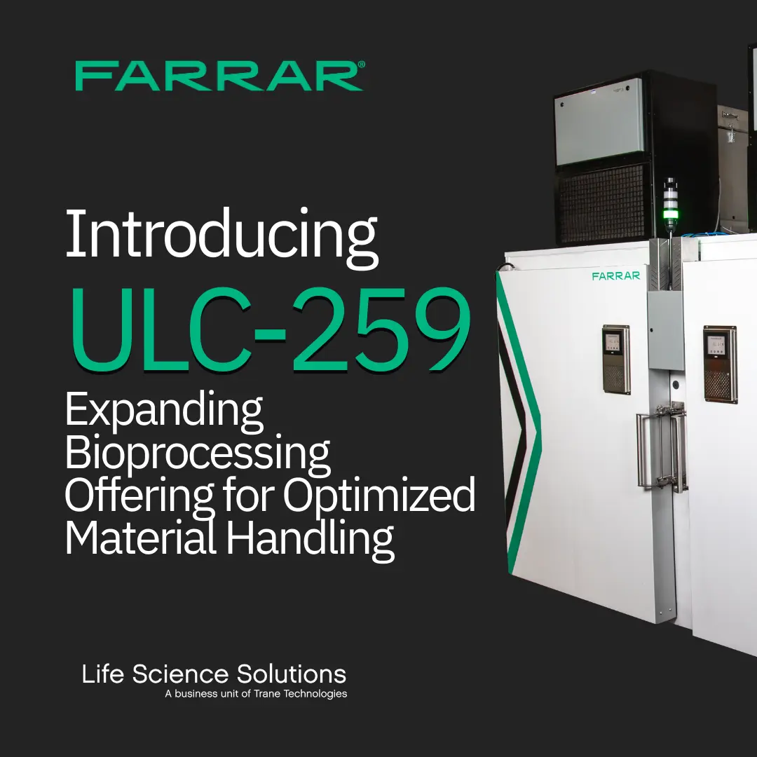 FARRAR®, une marque de Trane Technologies, innovateur mondial dans le domaine du climat, a élargi sa gamme de solutions de stockage en vrac à haute performance et à contrôle précis de la température. 