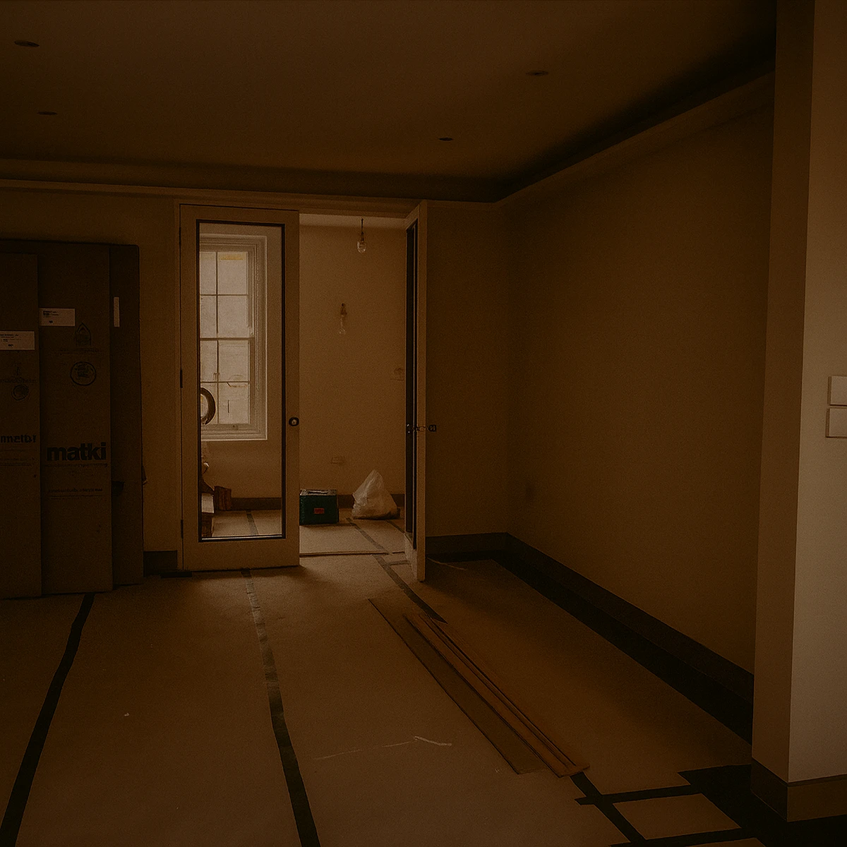 Custom kitchen with concealed extraction and quiet flooring