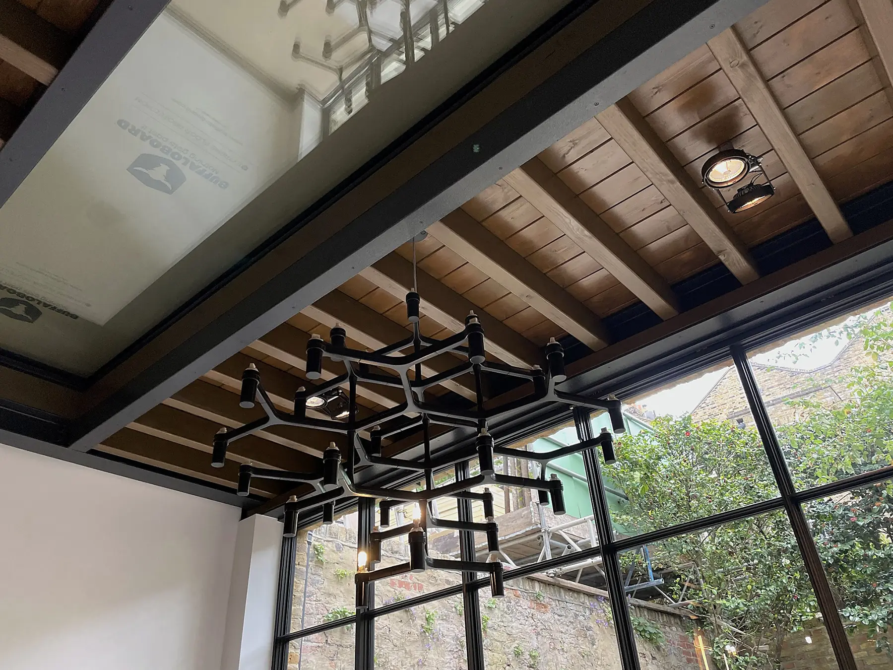 Finished living space showing precise alignment and controlled finishes