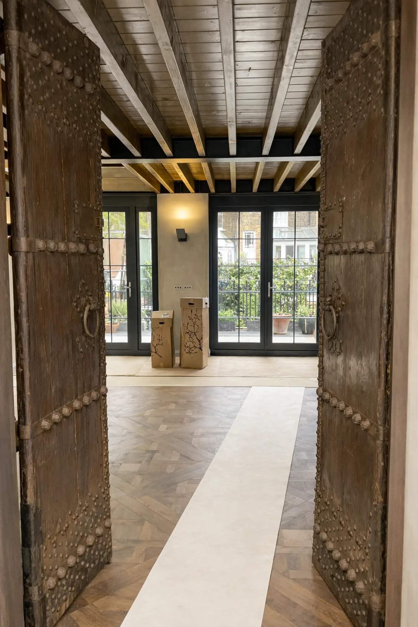 Detail view of joinery with consistent reveals