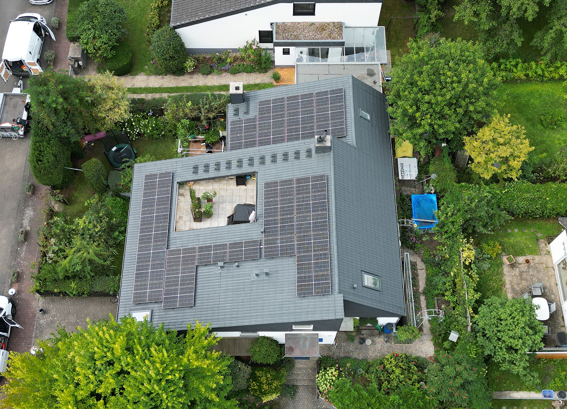 Hohe Eigenversorgung durch intelligente Dachflächennutzung.