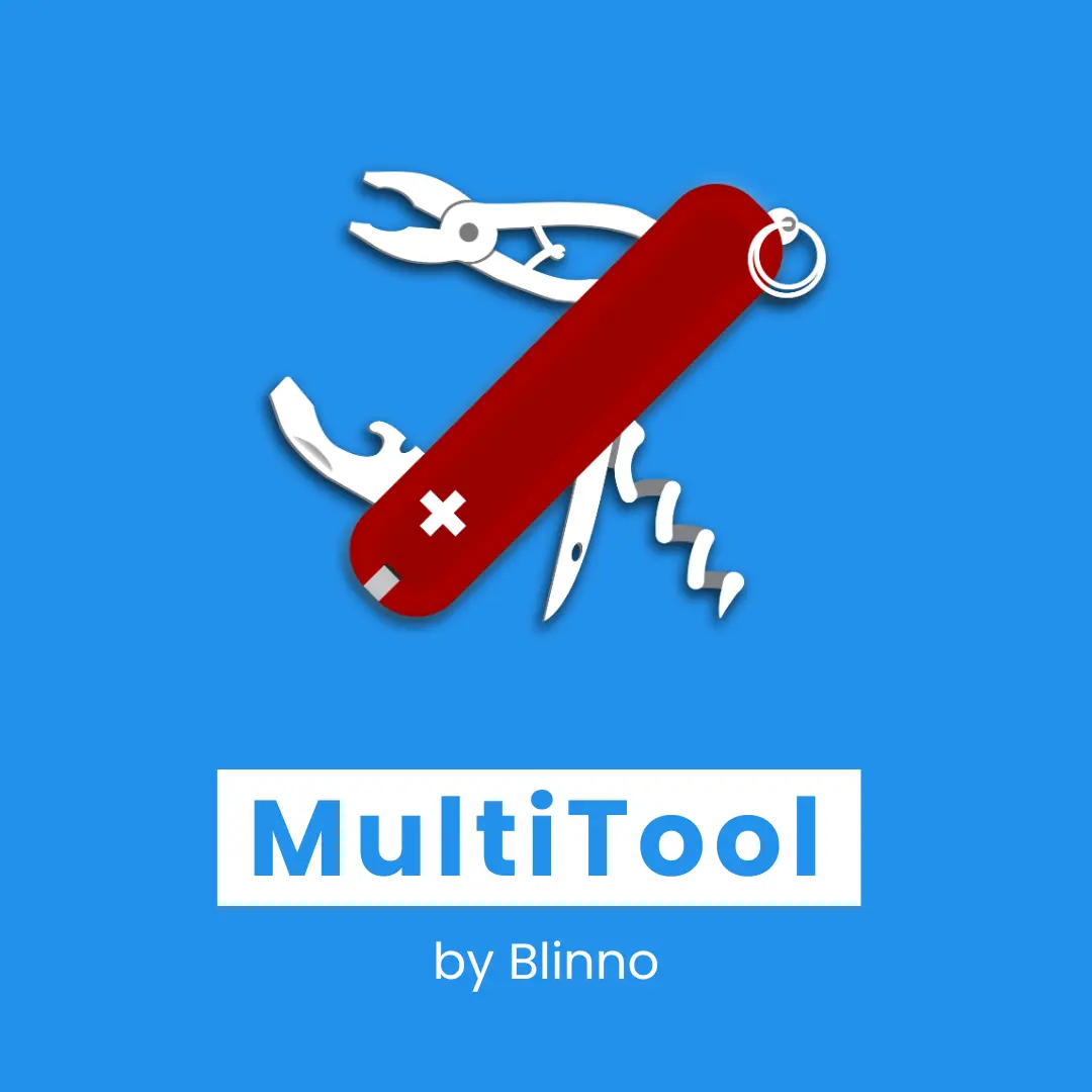 Das App-Icon von Blinno Produkt "MultiTool" - ein Sackmesser, dass für die Vielfältigkeit unserer monday.com App steht.